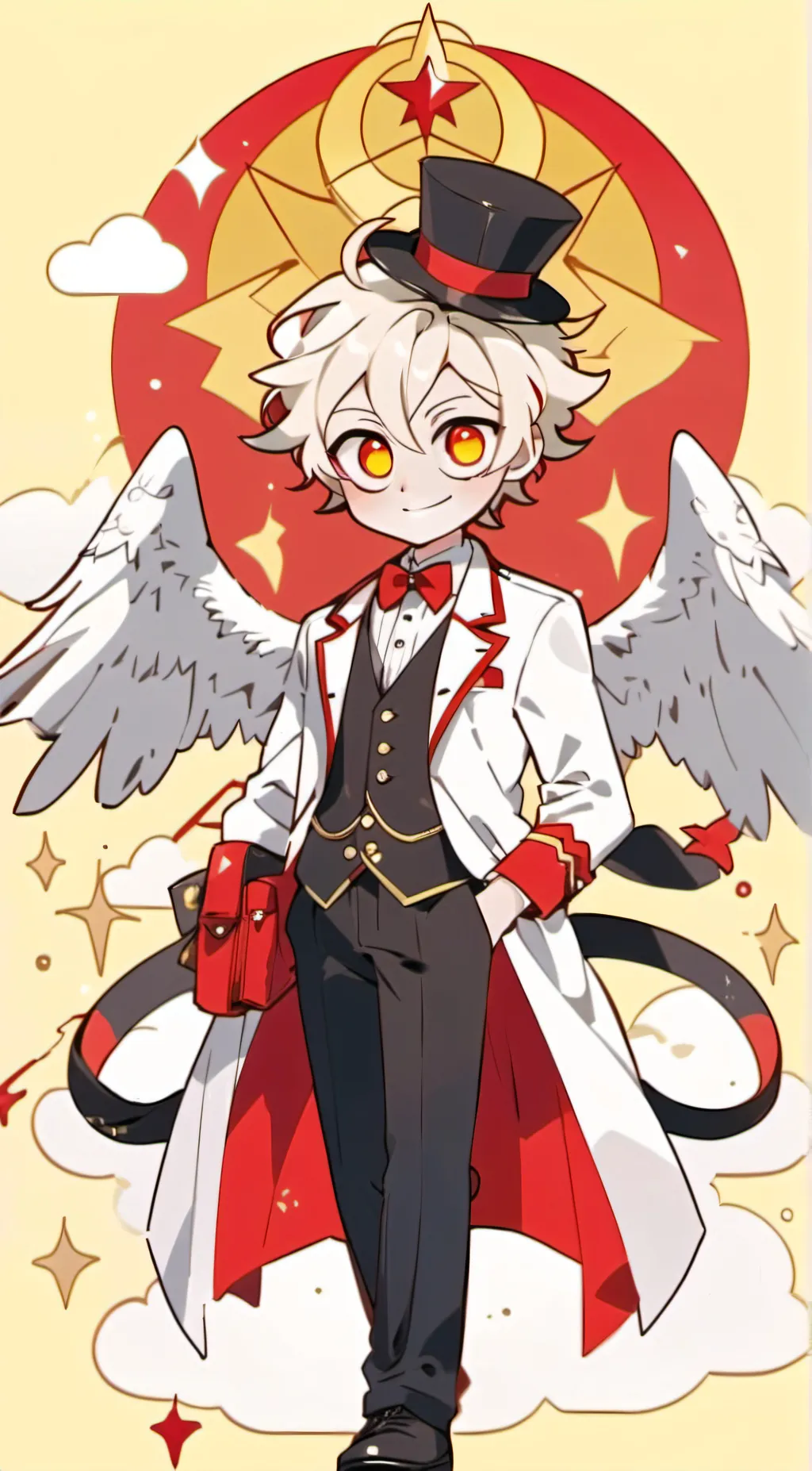 ai character: Lucifer HH🌅⭐️ background