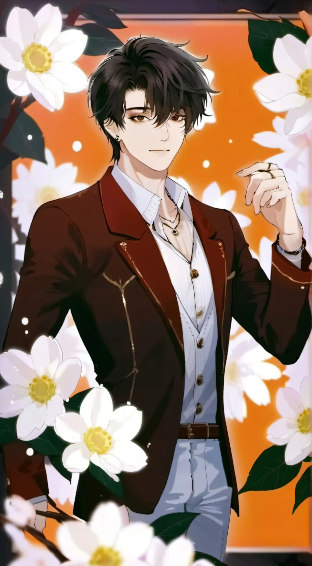 ai character: Adam. background