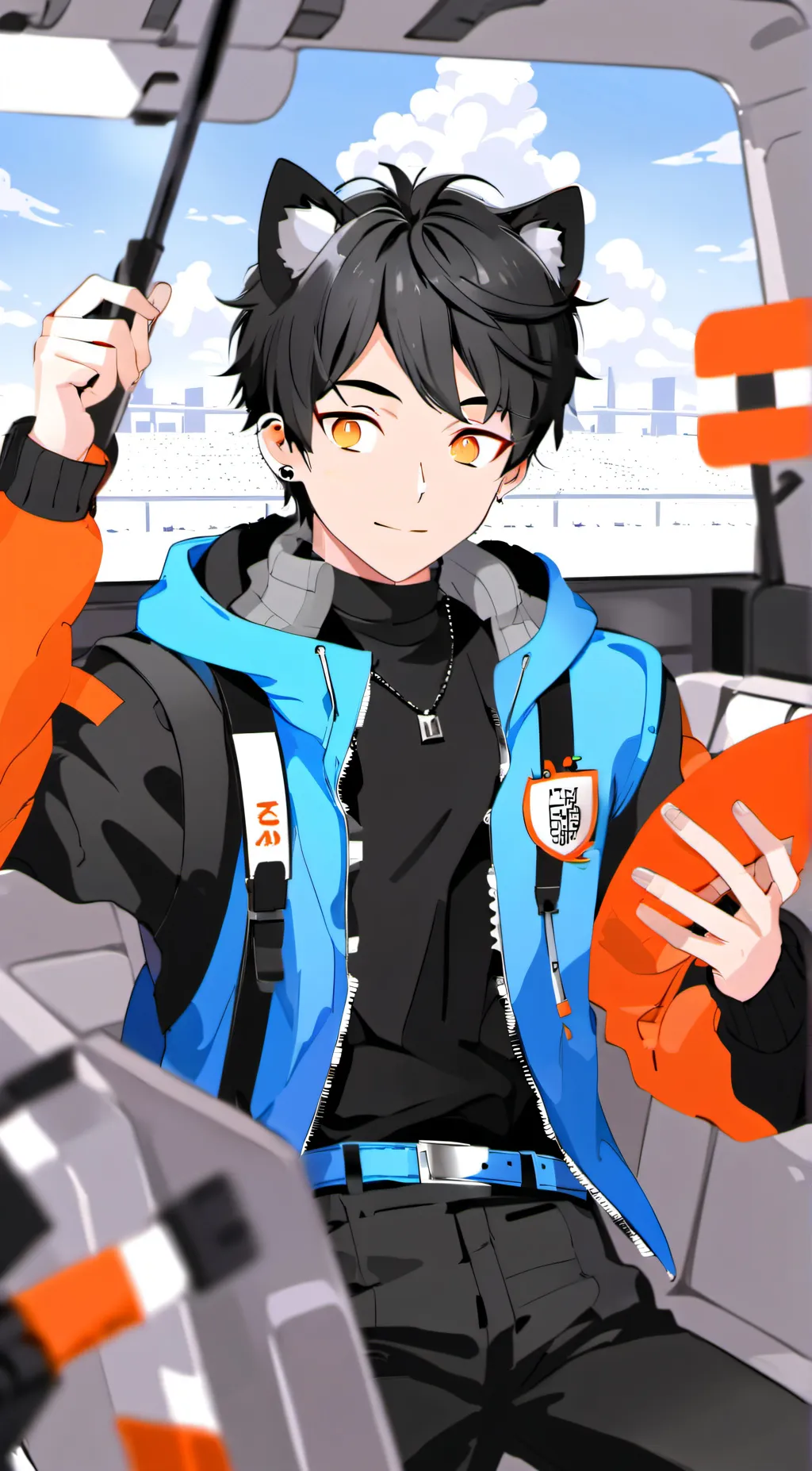 ai character: nico  background