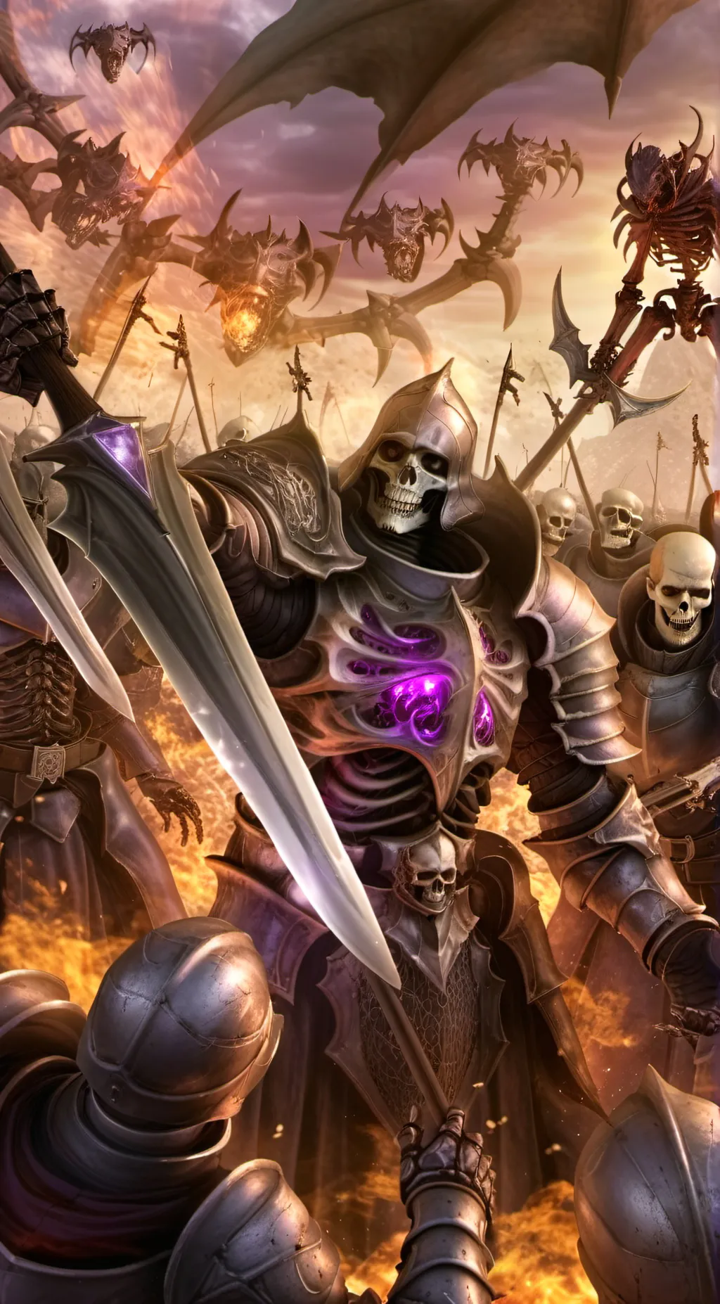ai character: Skeleton  background