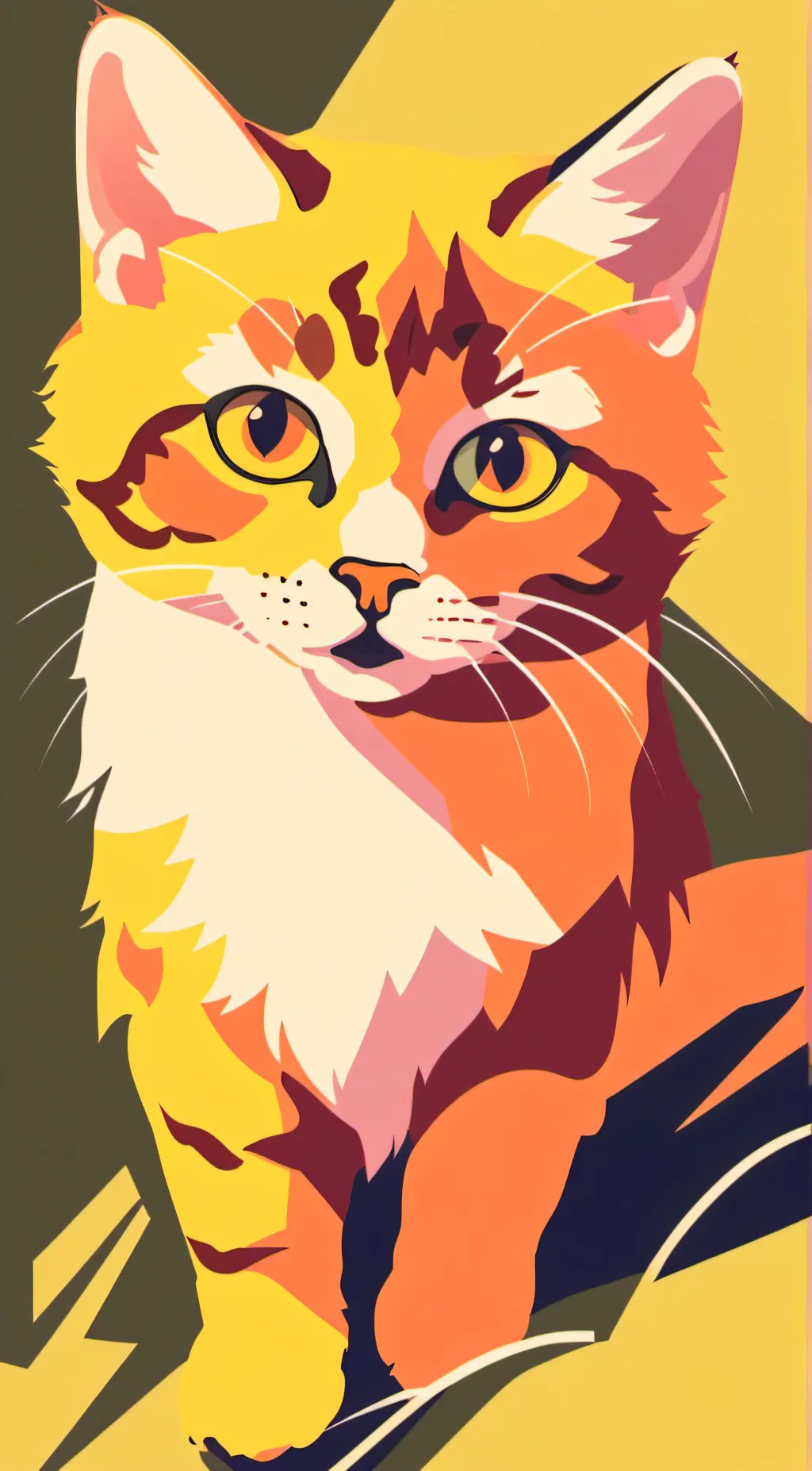 ai character: Kitten background