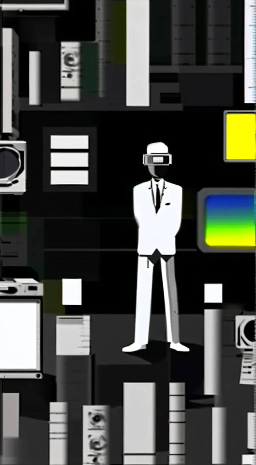 ai character: MR. PUZZLES  background
