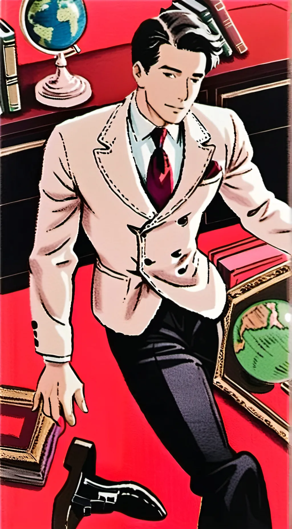 ai character: Victor background