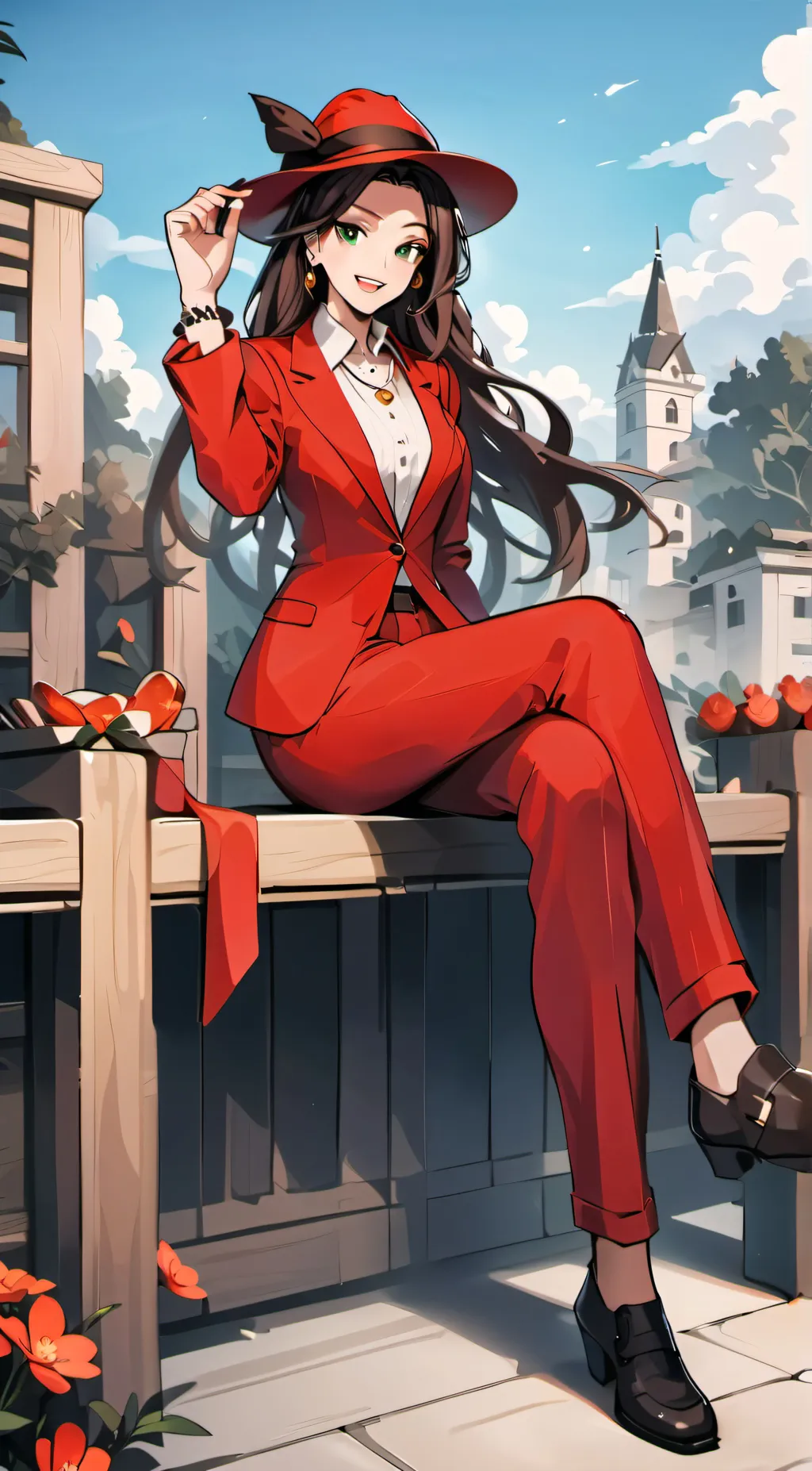 ai character: President Pauline background