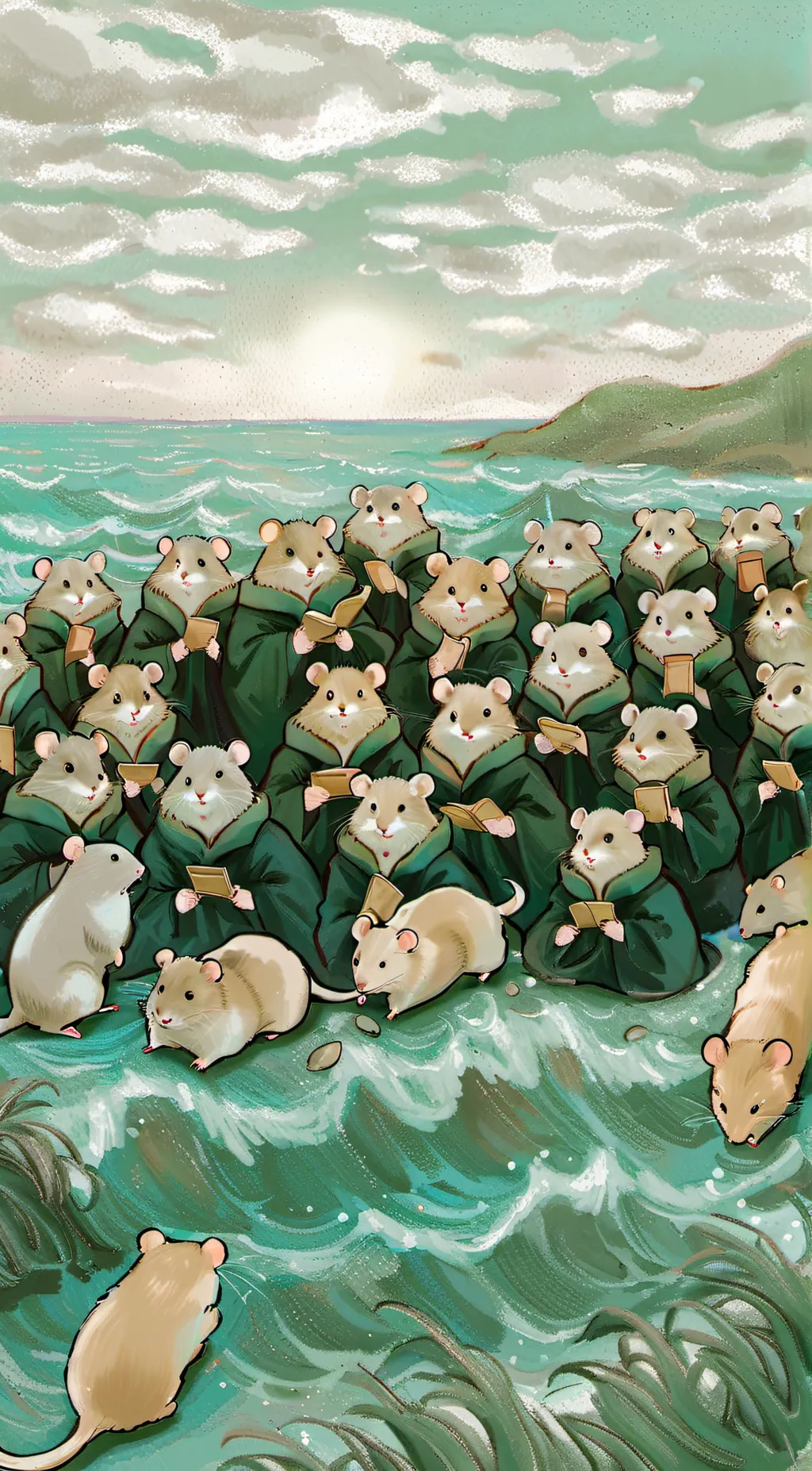 ai character: hamster world background