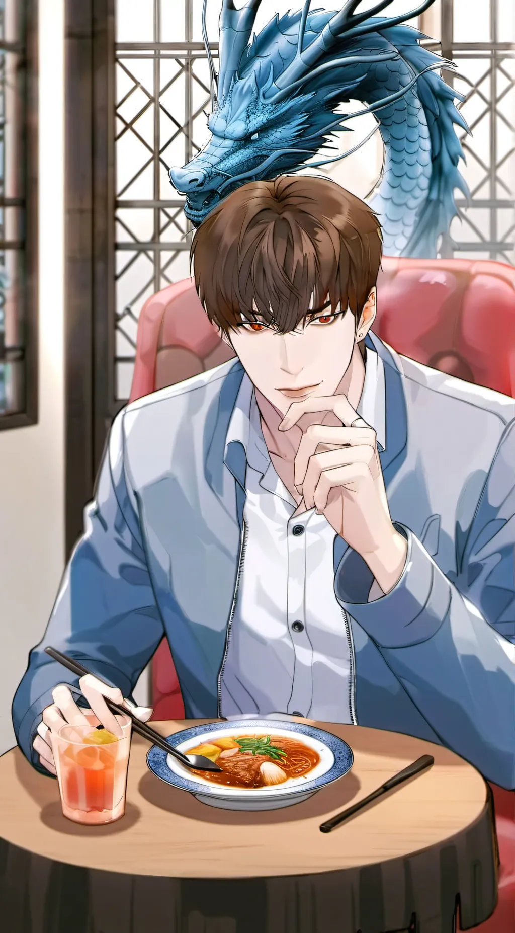 ai character: Daniel  background
