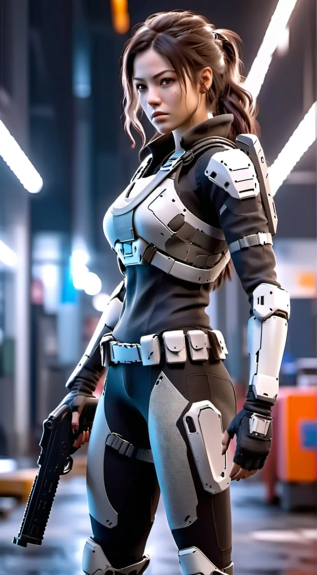 ai character: the woman background