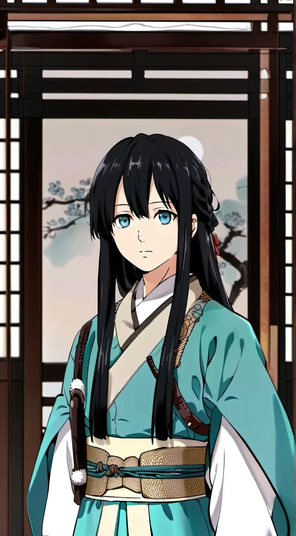 ai character: sick Muichiro <3 background