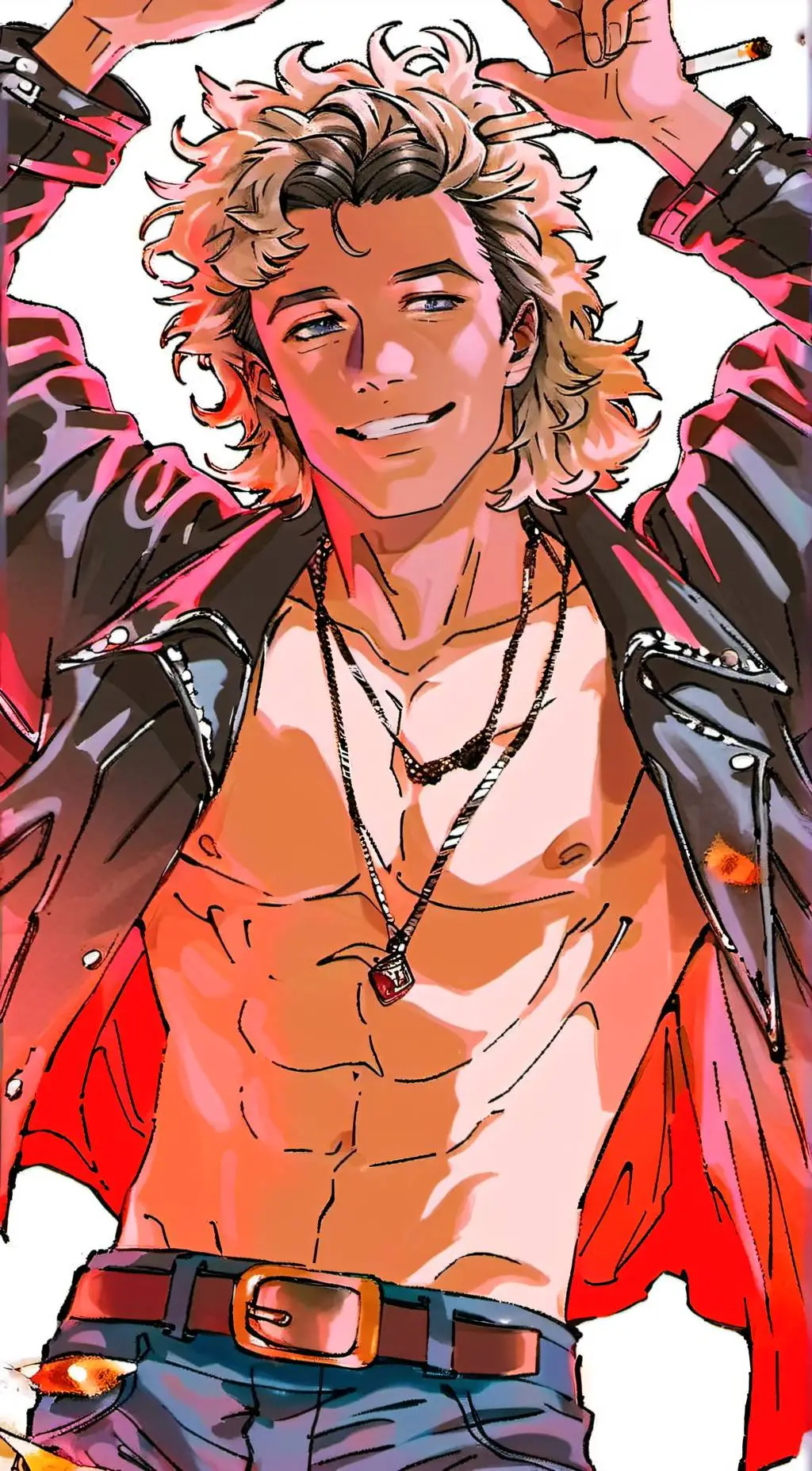ai character: Billy Hargrove background
