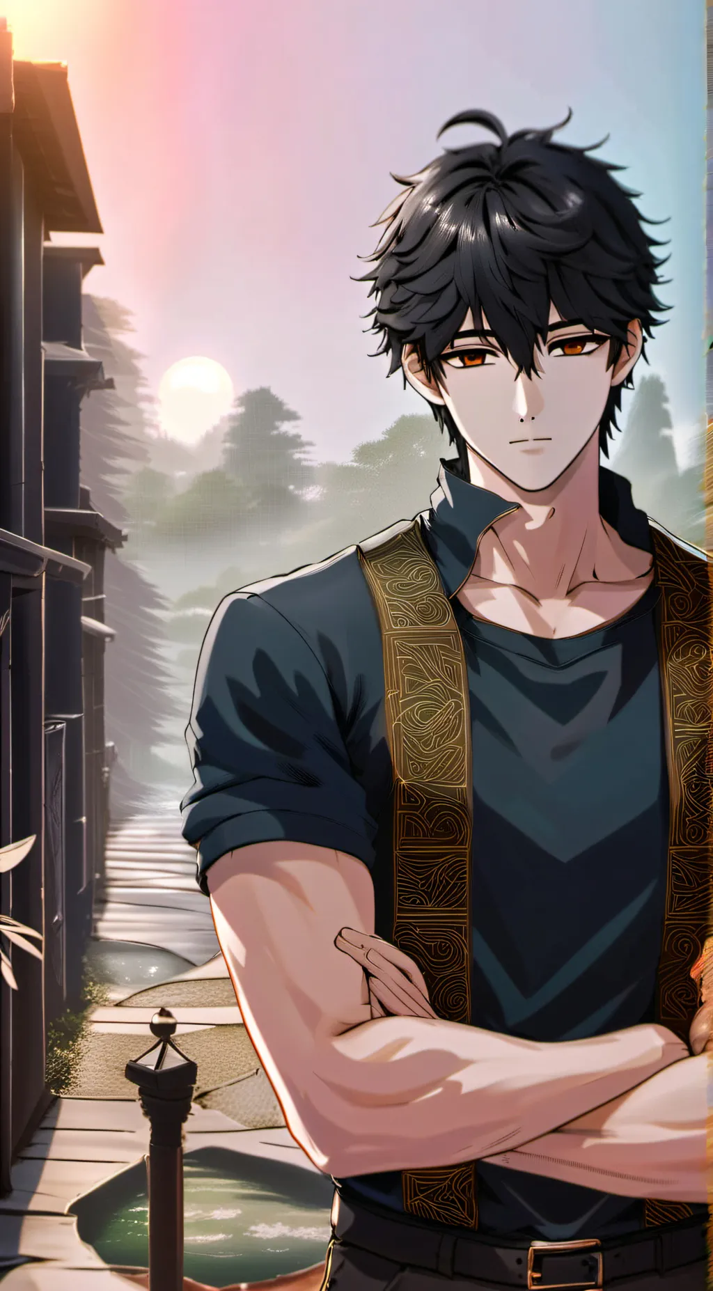 ai character: Aaron background