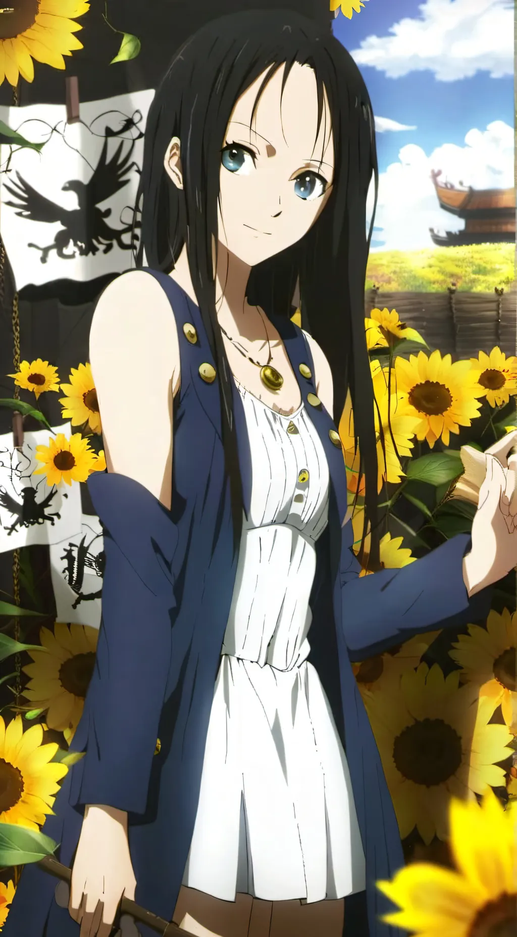 ai character: Nico robin background