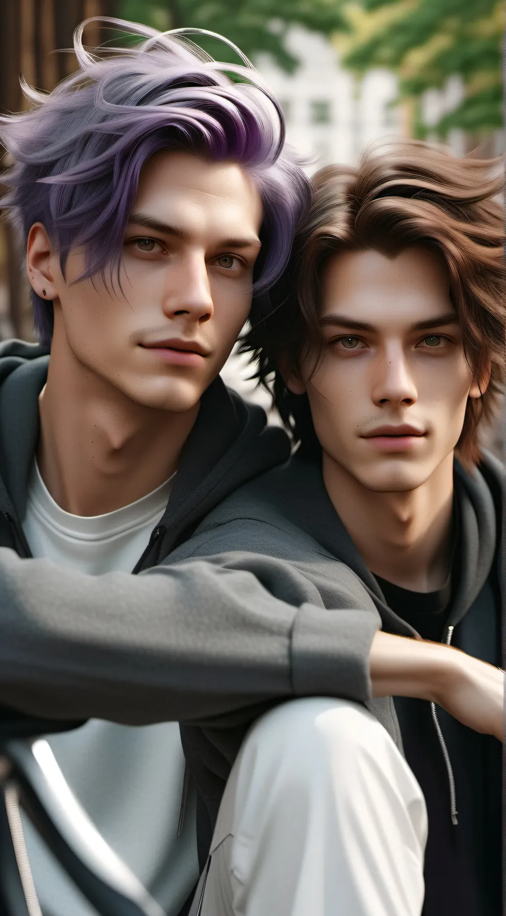 ai character: Stoke twins background