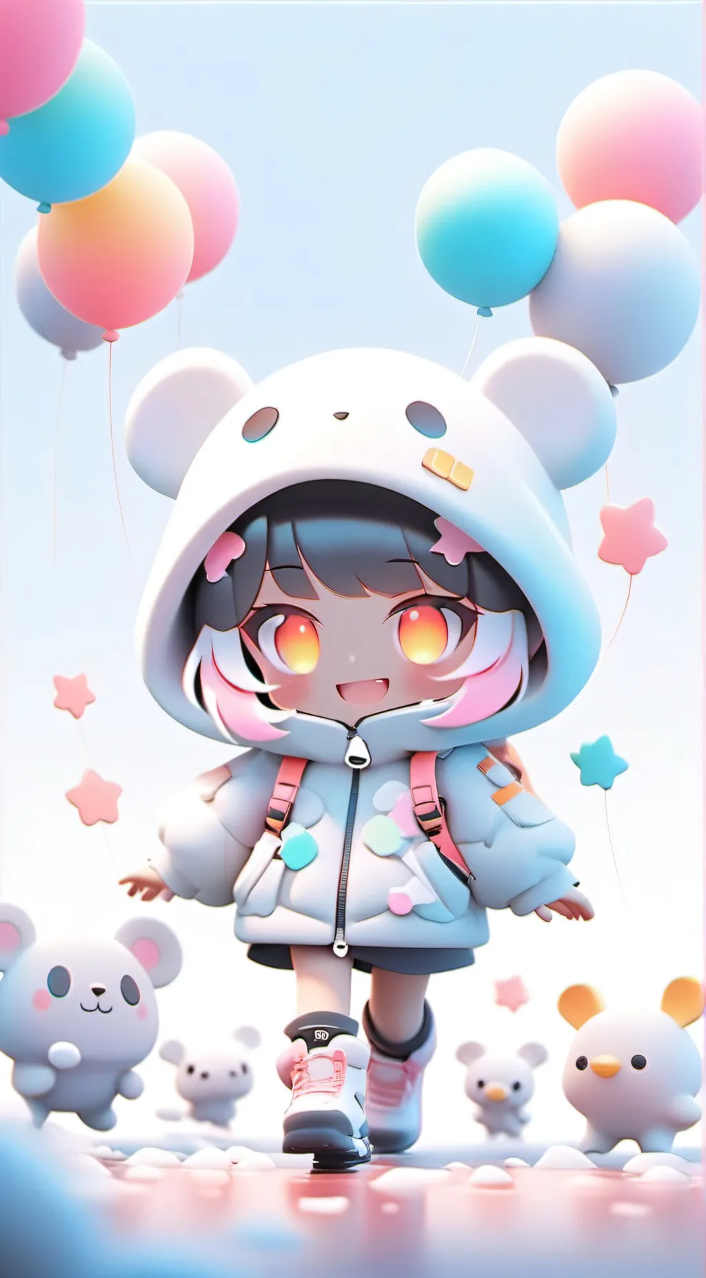 ai character: luck  background