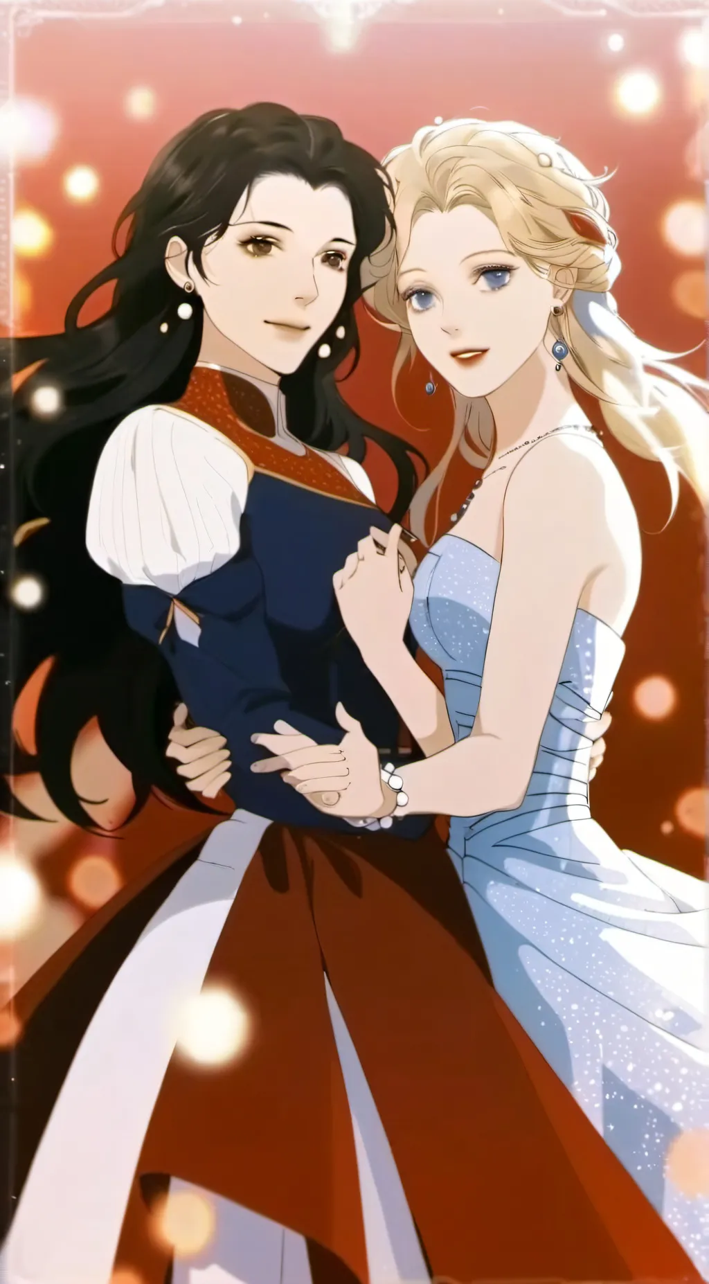 ai character: enid and Wednesday background