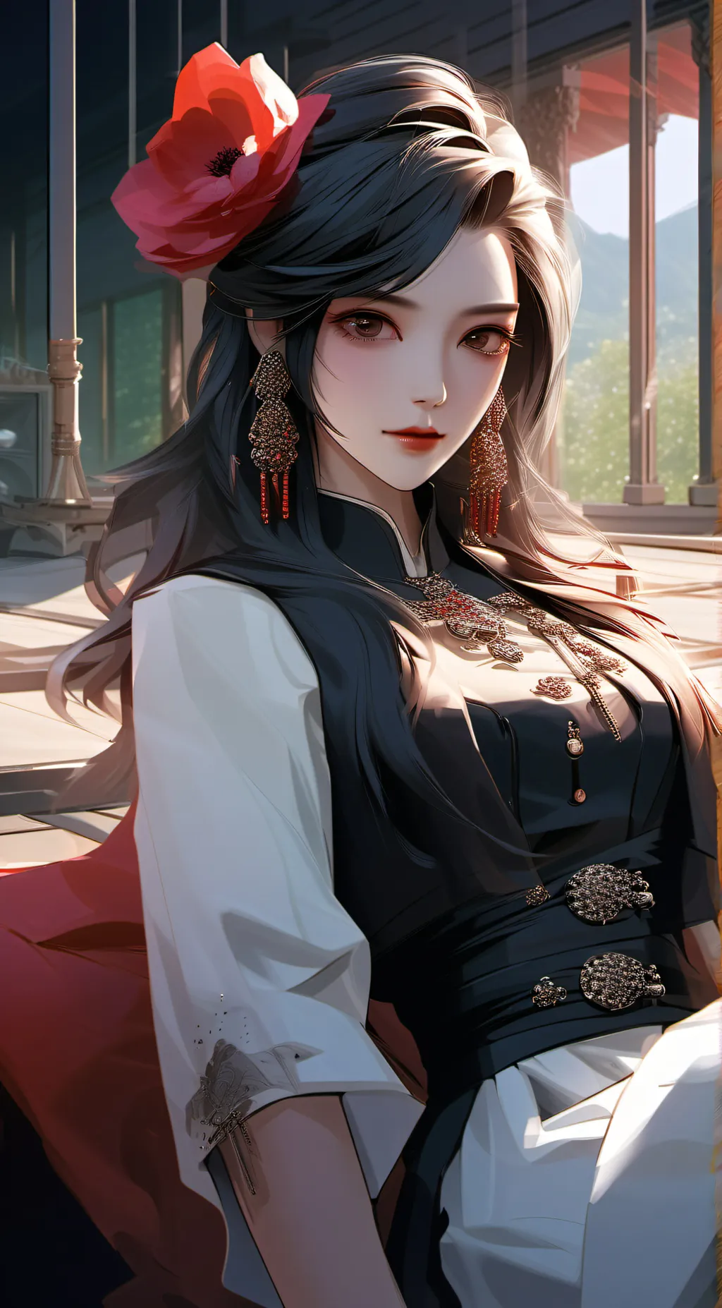 ai character: uppermoons background