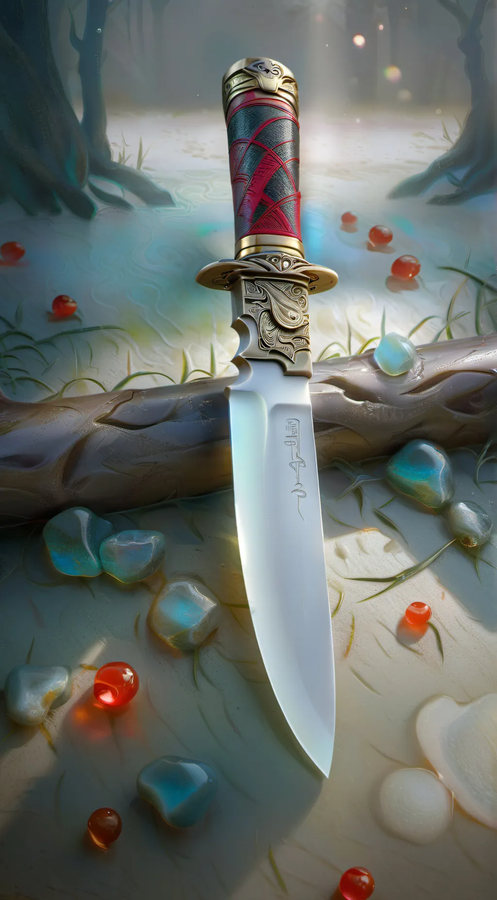 ai character: Knife. background