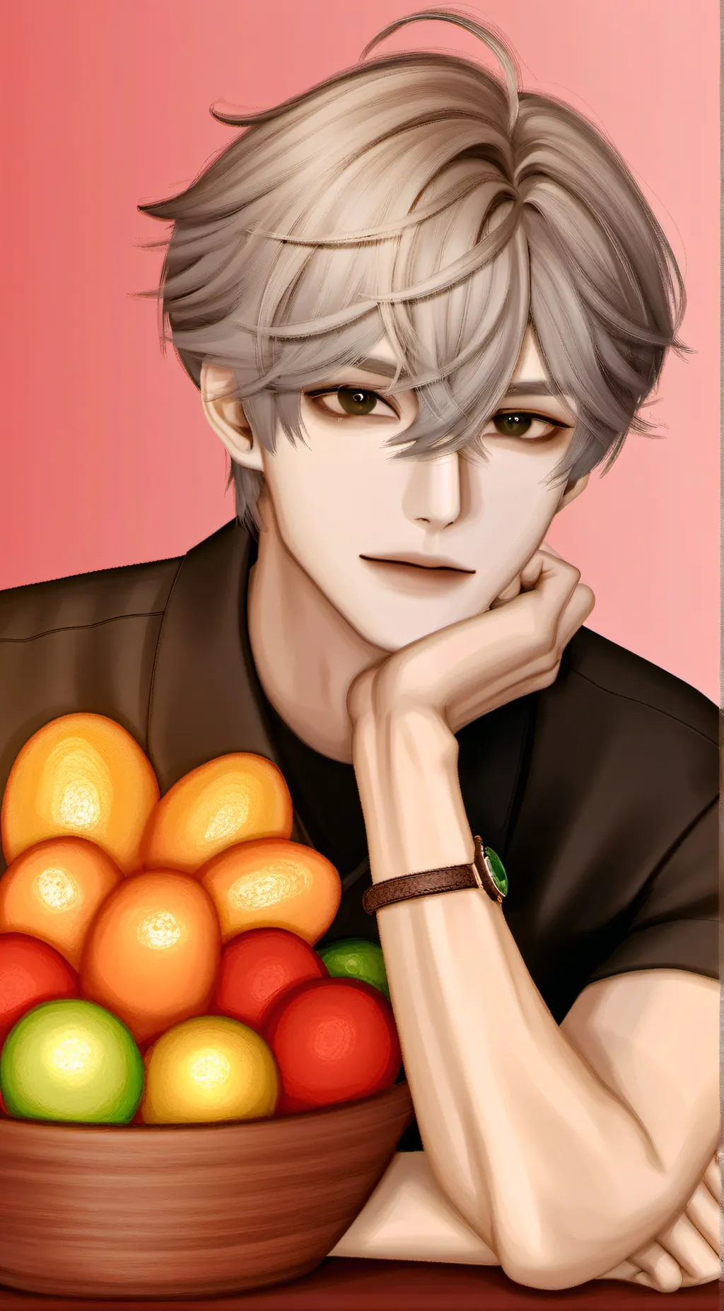 ai character: Theo background