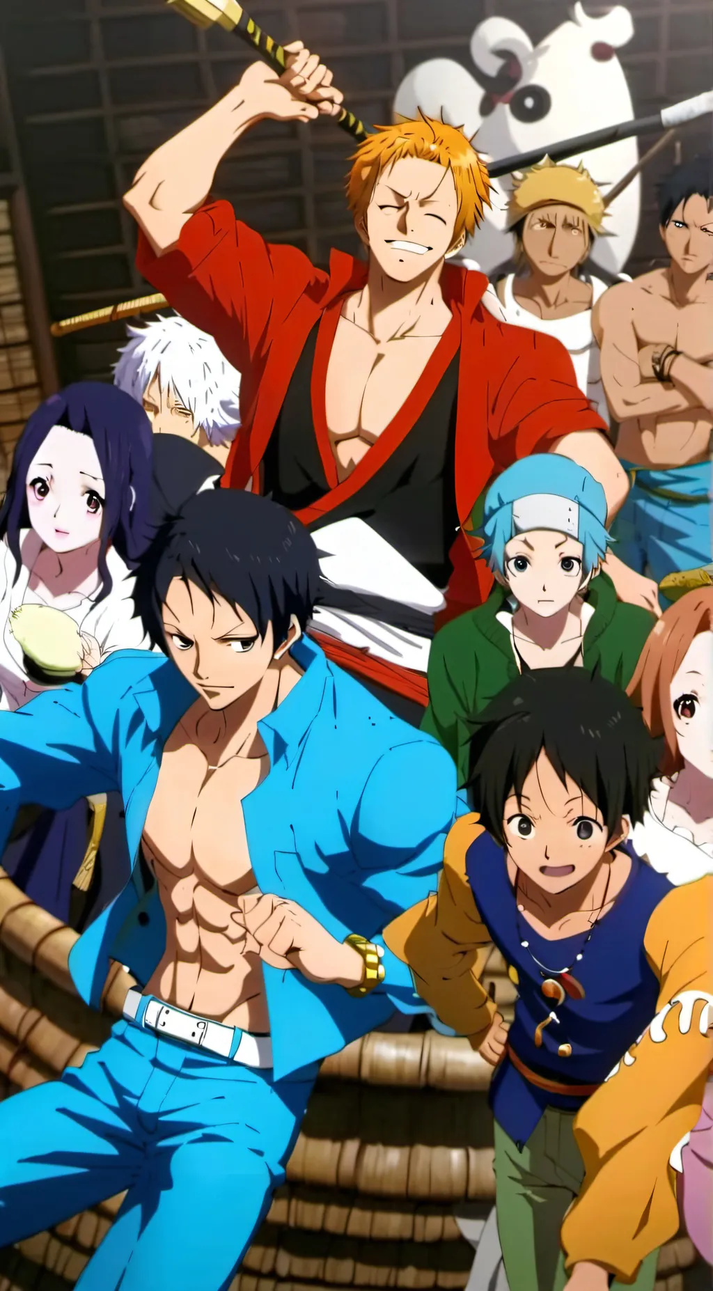 ai character: strawhats background