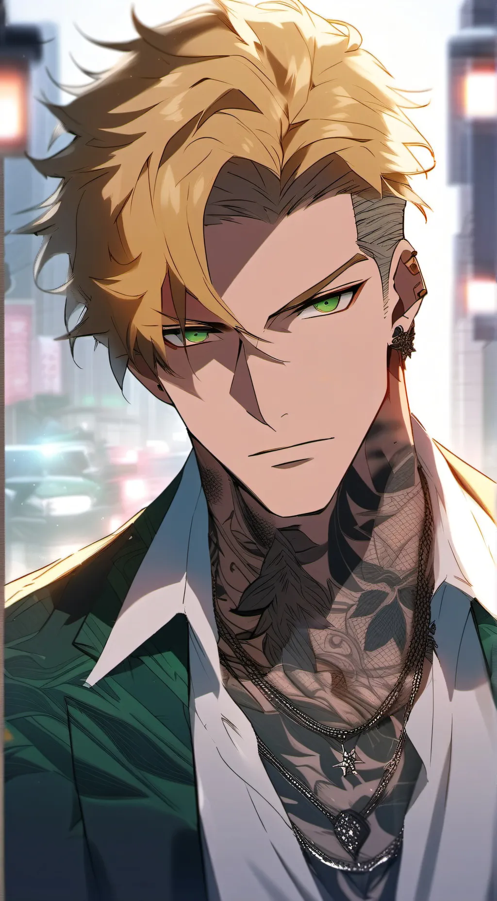 ai character: Leonardo background