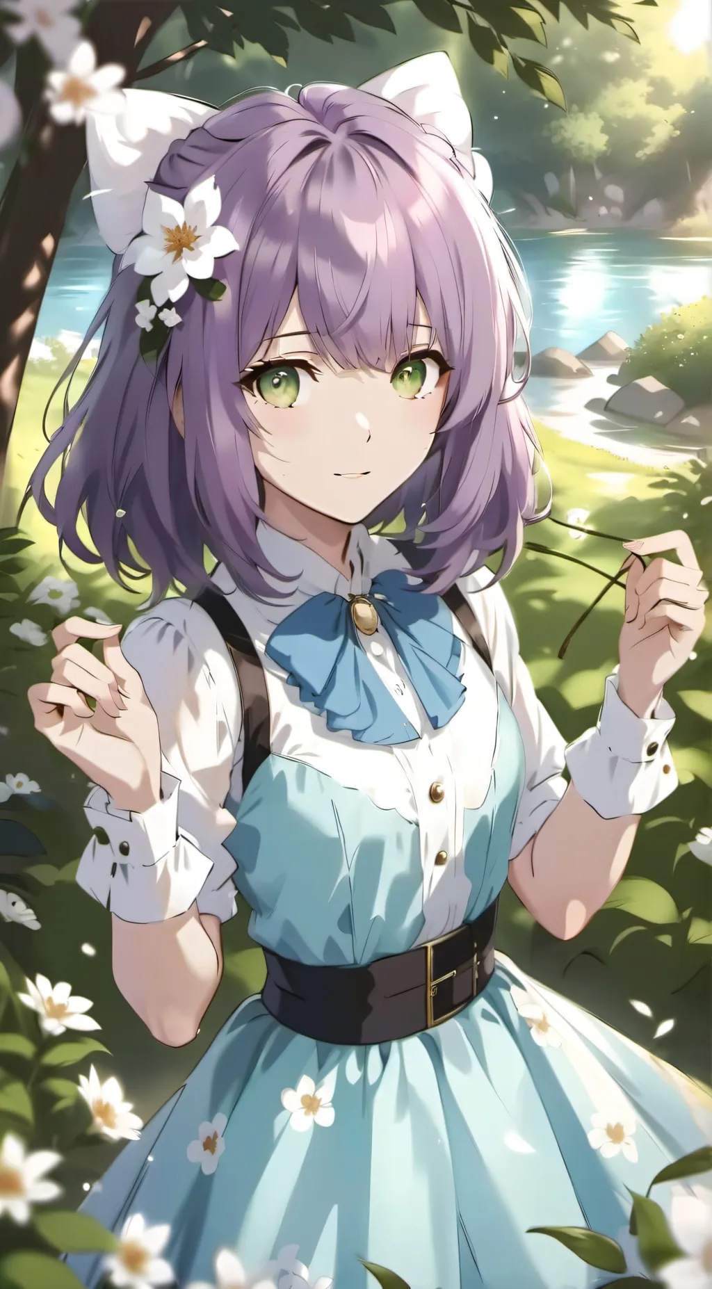 ai character: Luna background