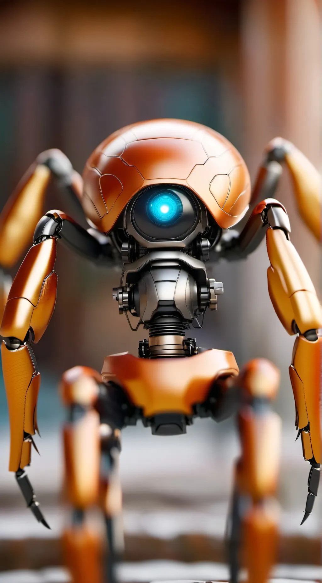 ai character: Spiderbot background