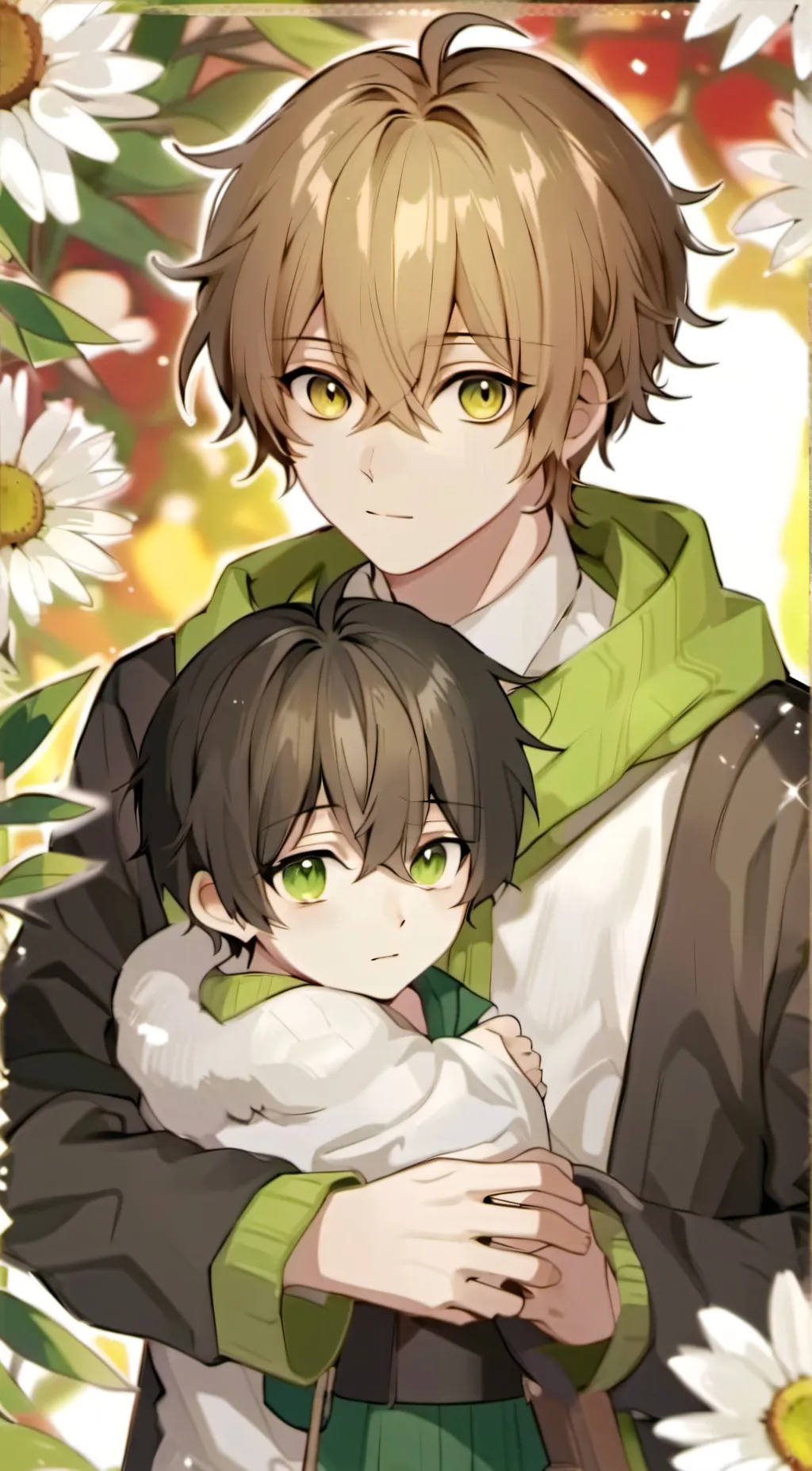 ai character: Izzy and Lizzie background