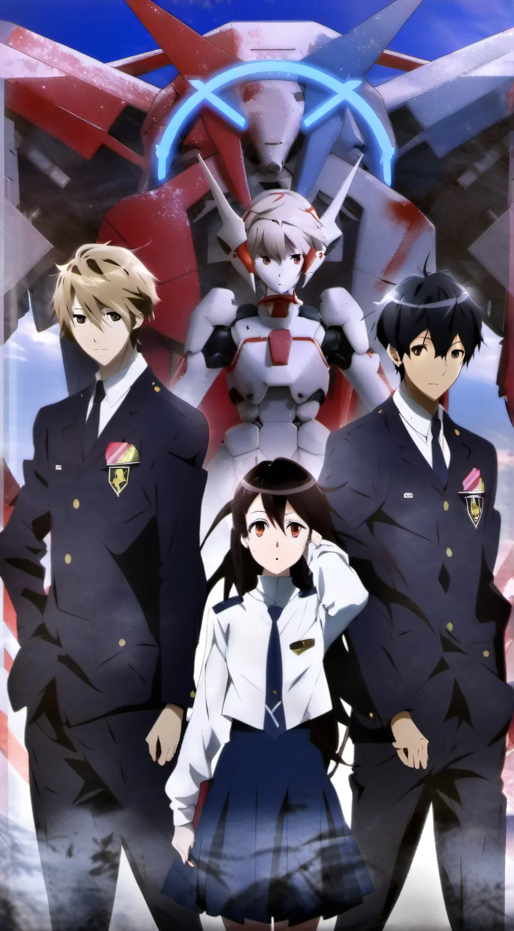 ai character: Darling franxx background