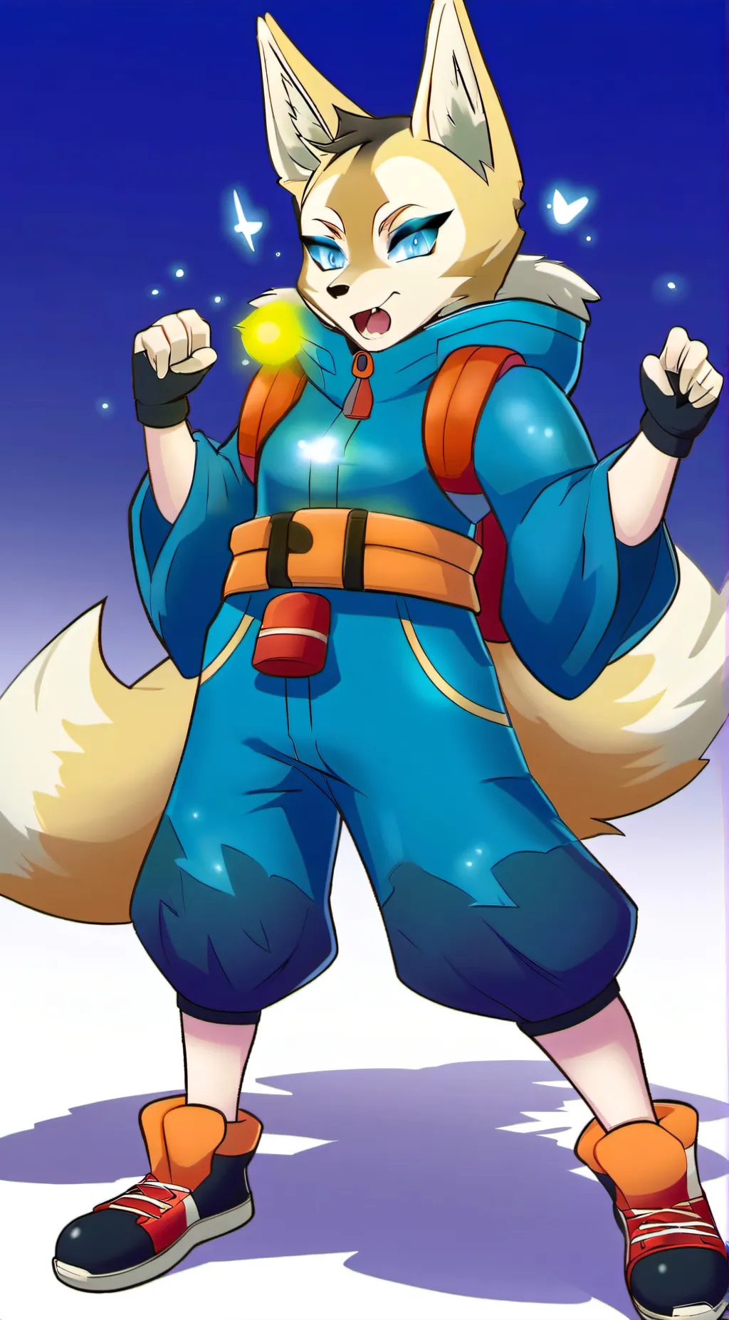 ai character: Luna background