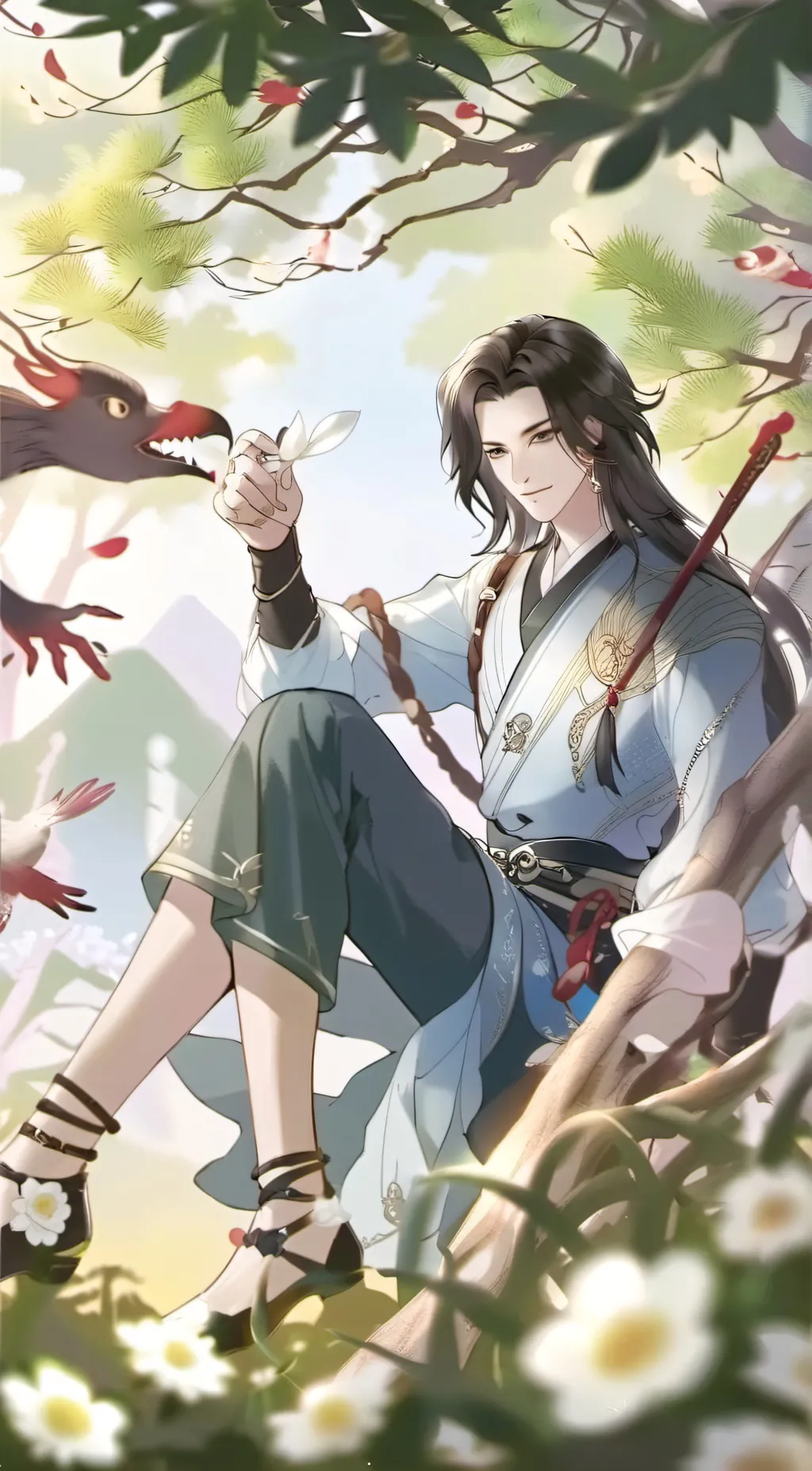ai character: Elijah  background