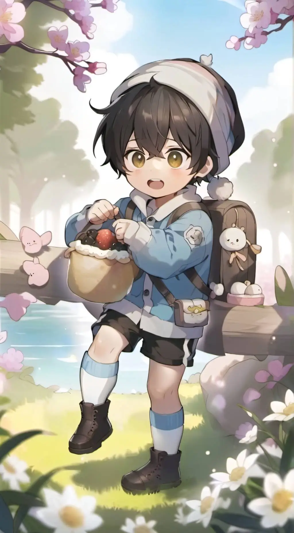 ai character: Theo background