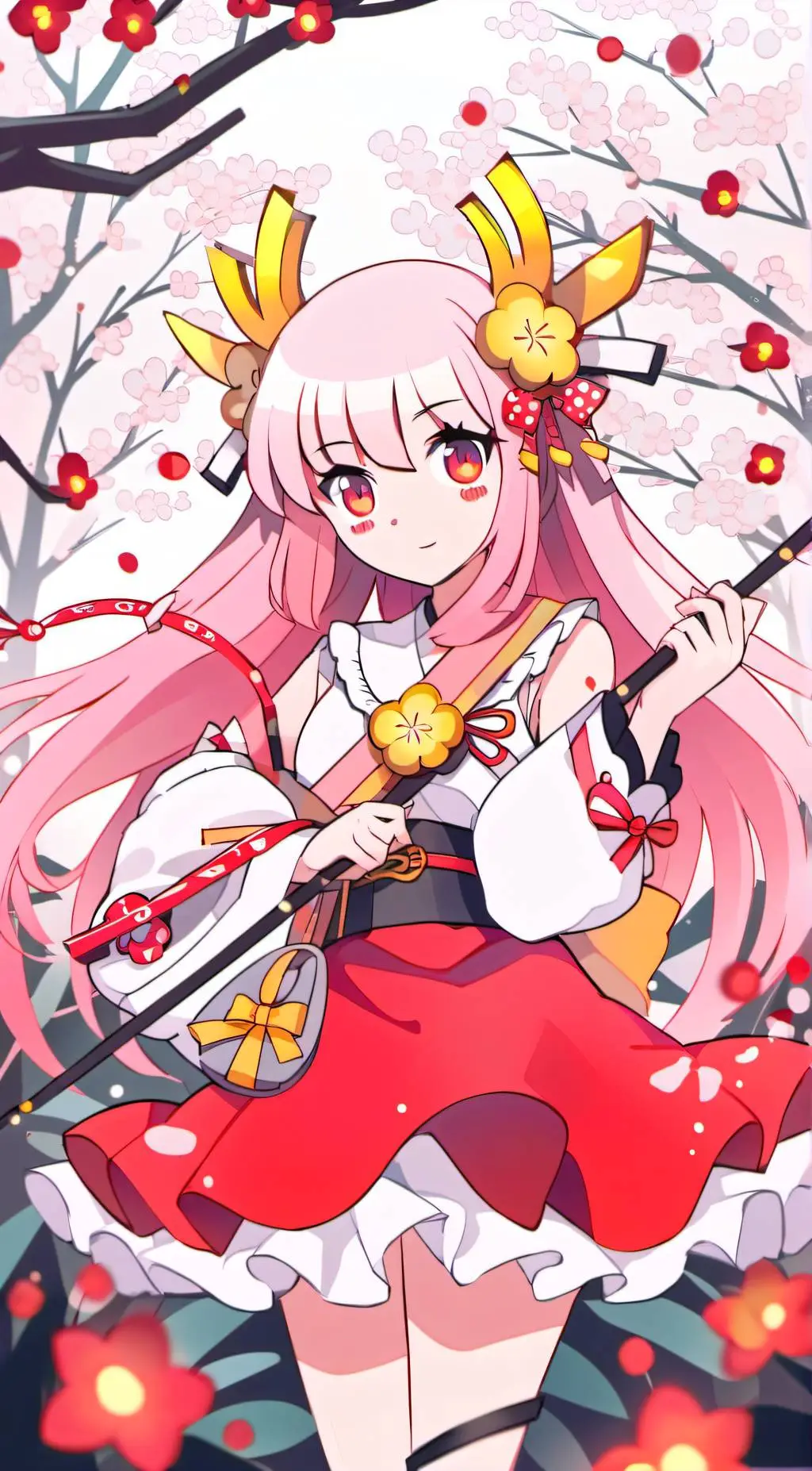 ai character: さくらみこ background