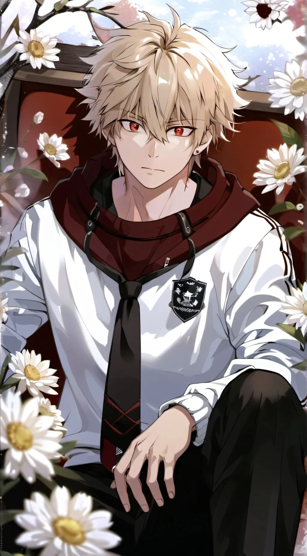 ai character: bakugo  background