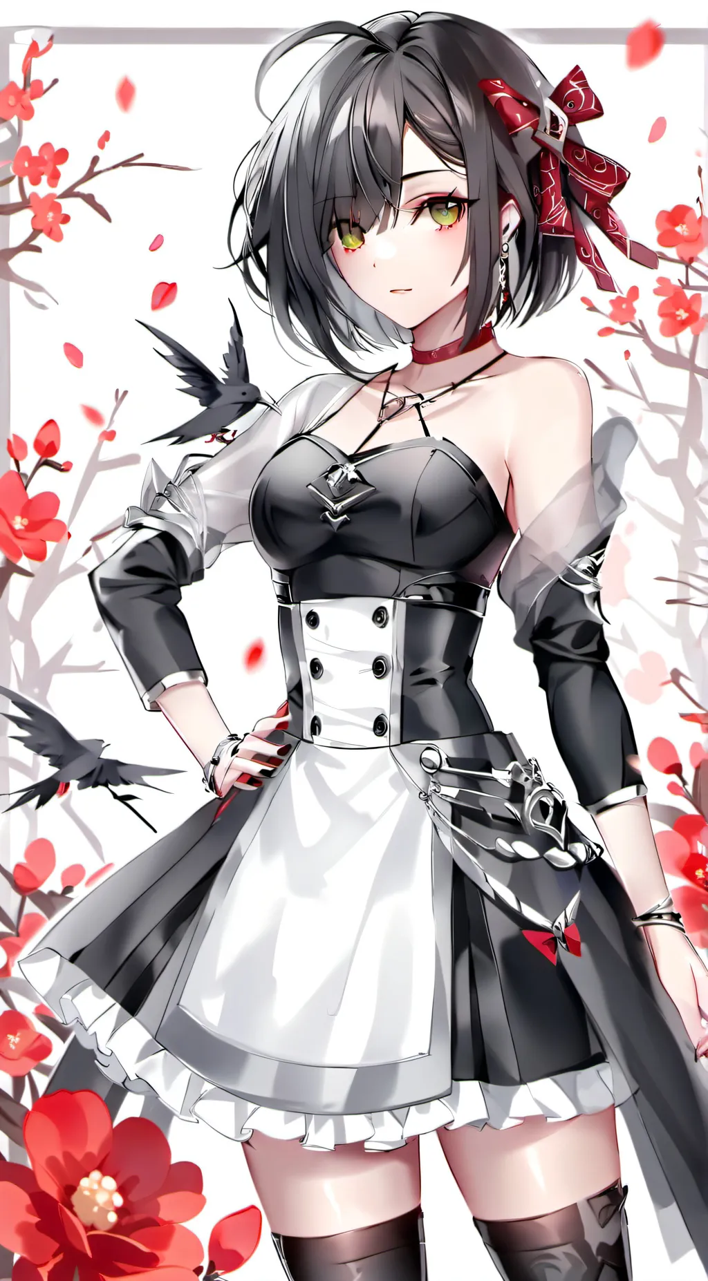 ai character: Lilac background