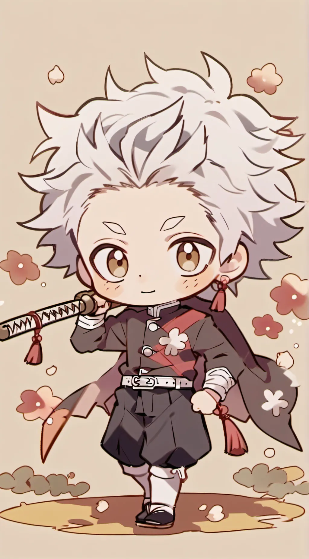 ai character: genya and sanemi  background