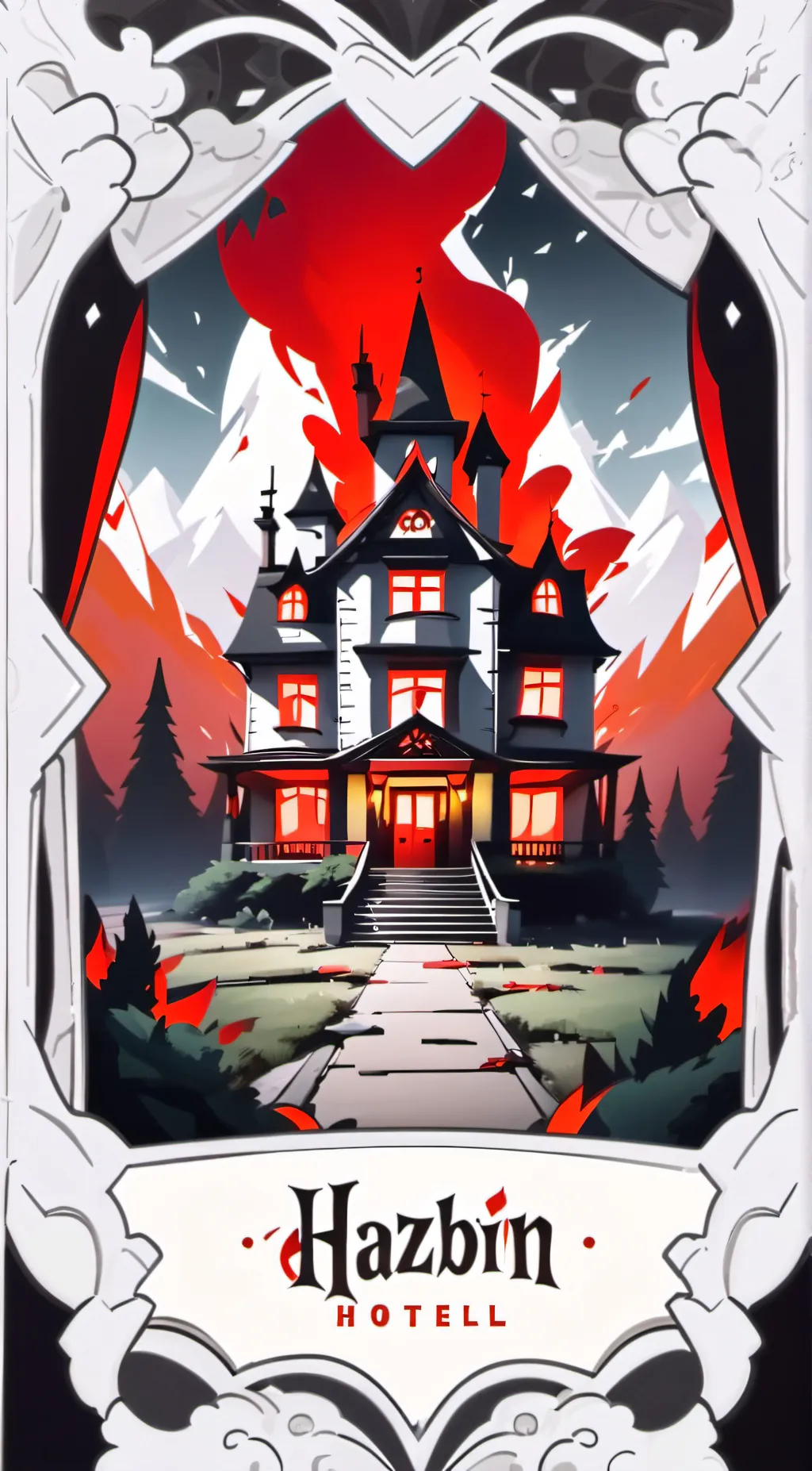 ai character: Hazbin hotel background