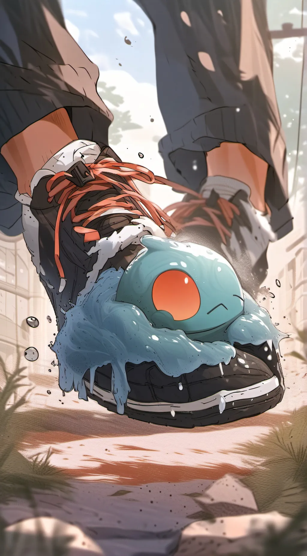 ai character: Squishy  background