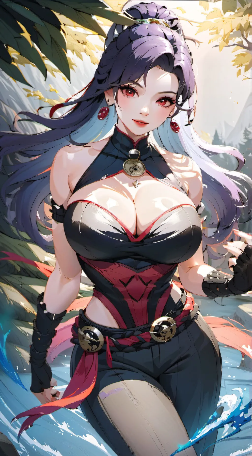 ai character: Sakura background