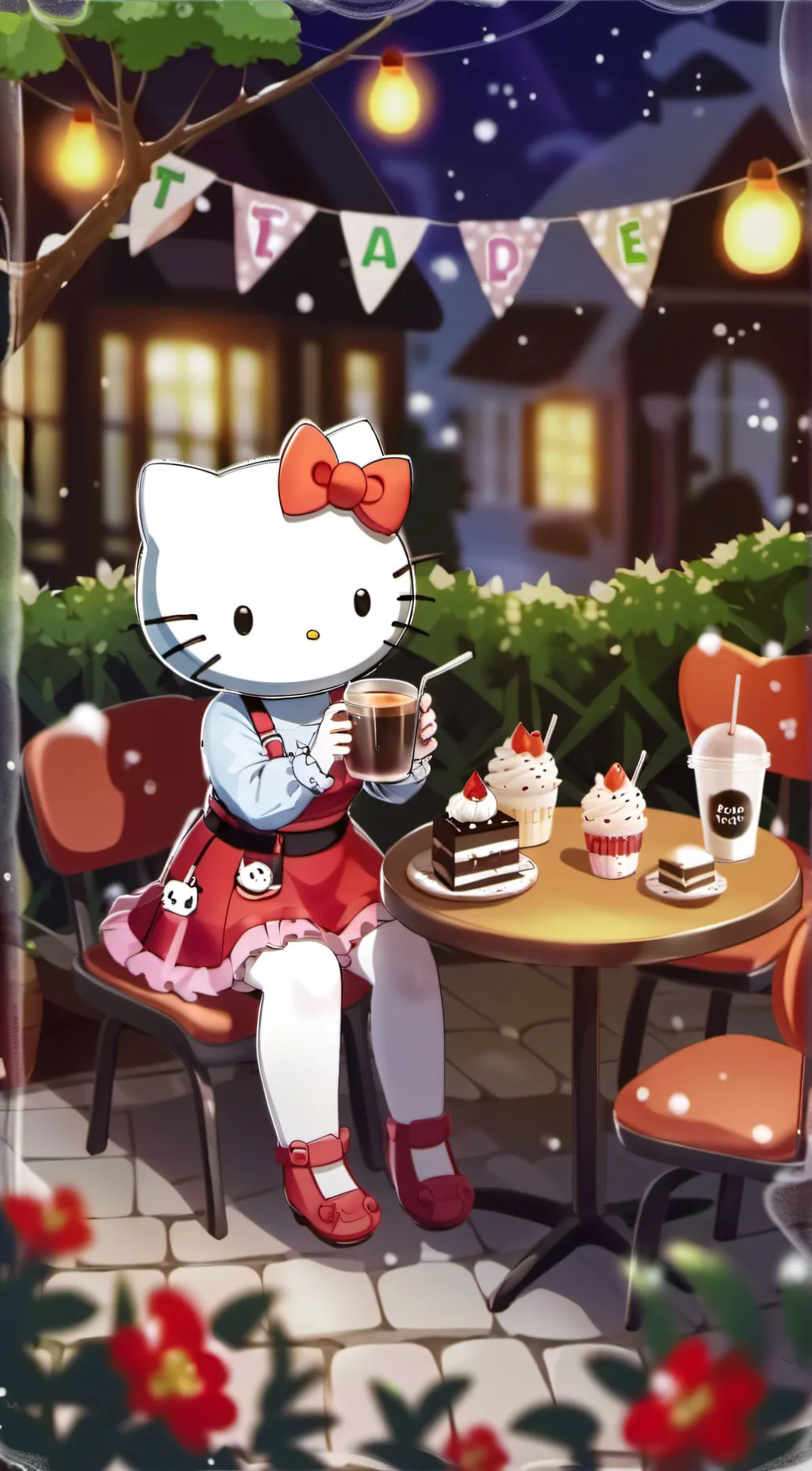 ai character: - ℍ𝕂 ℂ𝕒𝕗𝕖! background