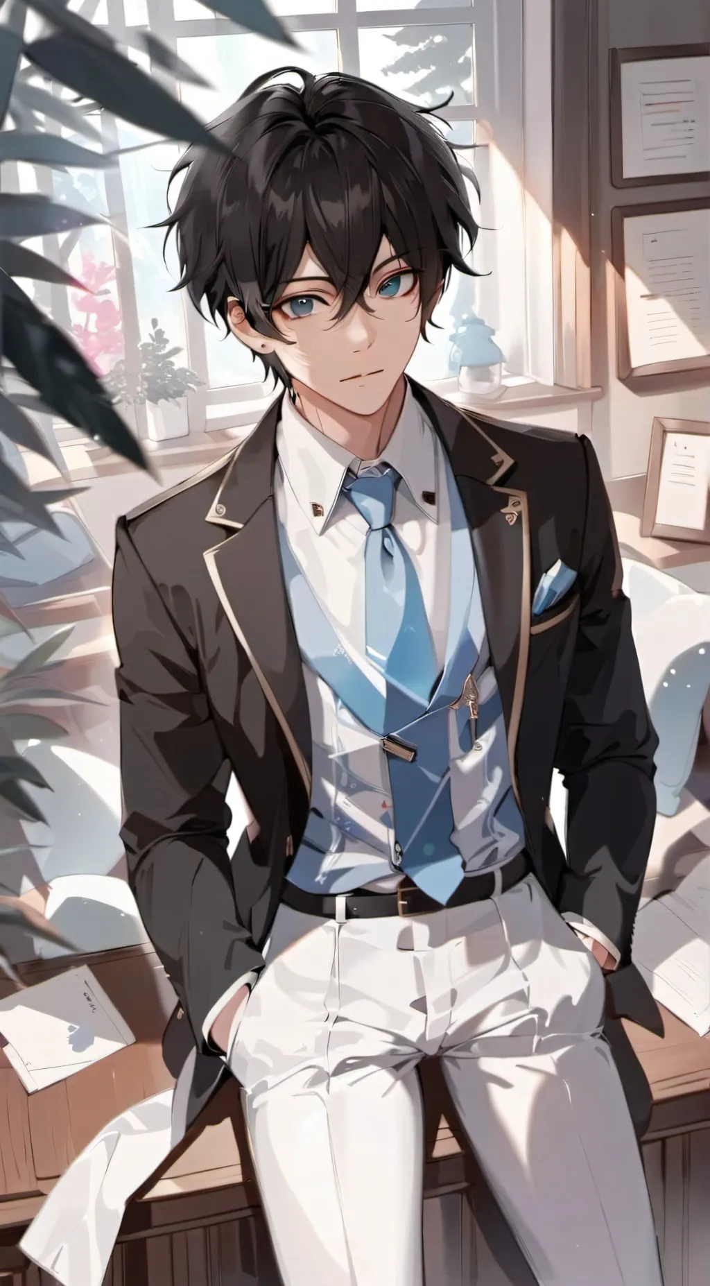 ai character: Ezra background