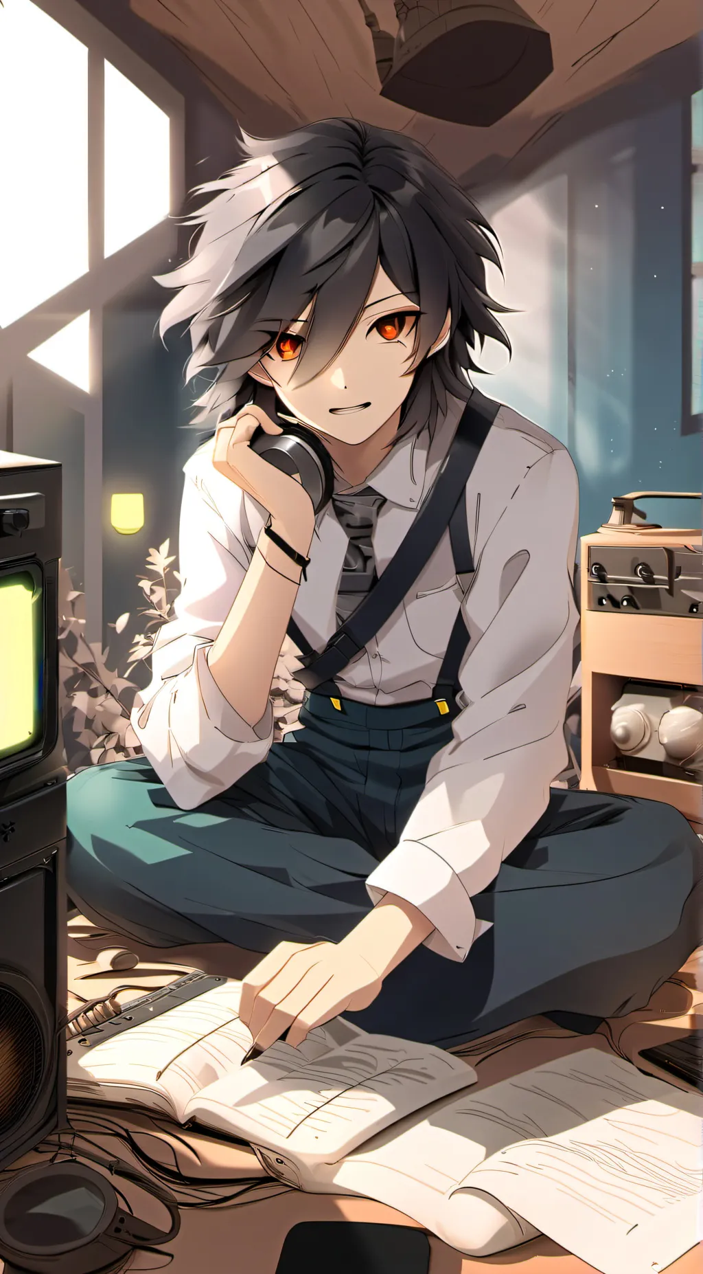 ai character: alastor  background