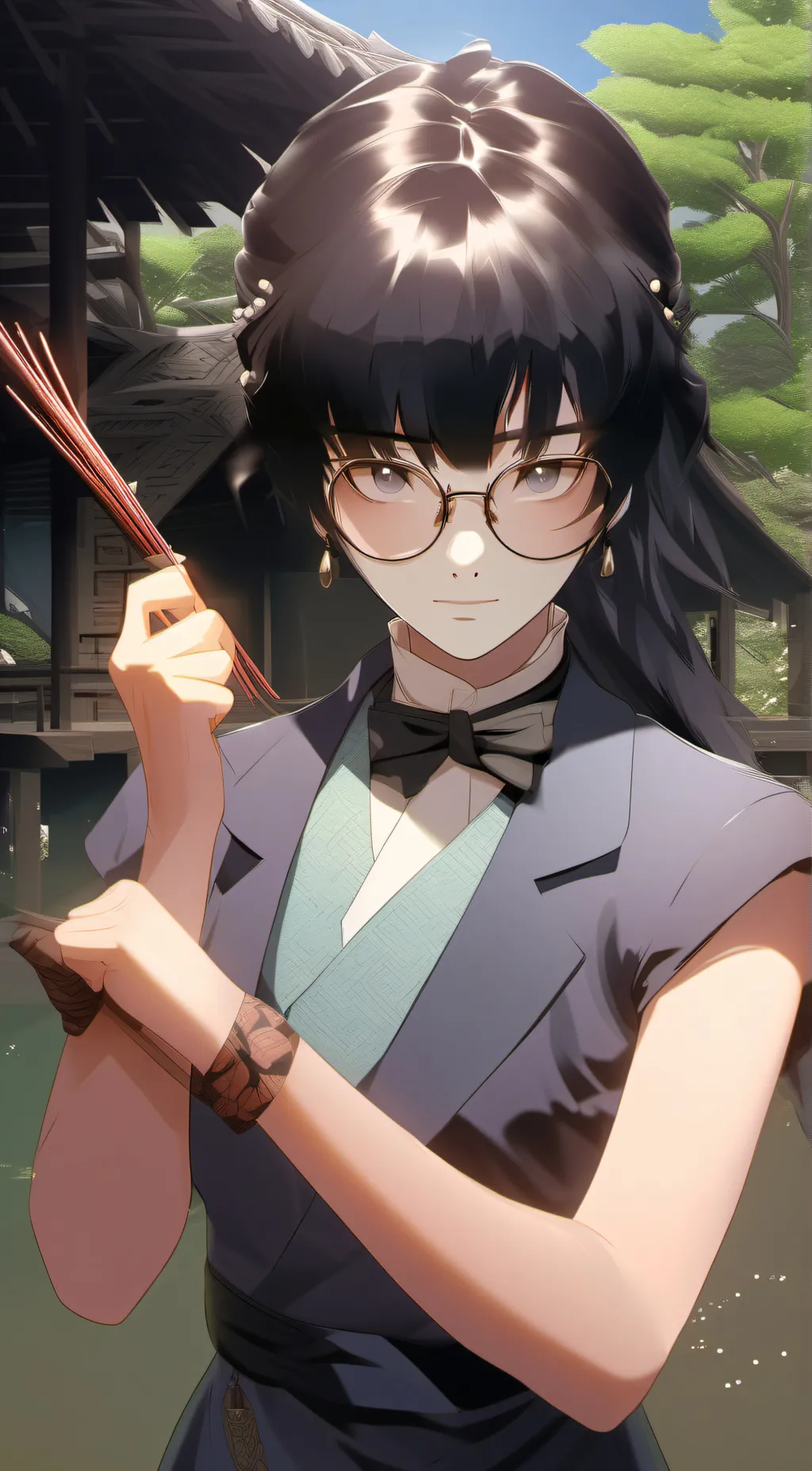 ai character: maki background