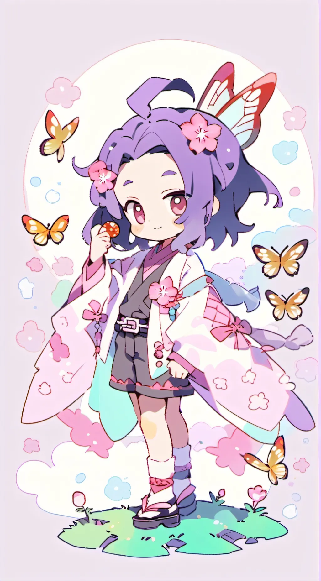 ai character: SHINOBU KOCHO background