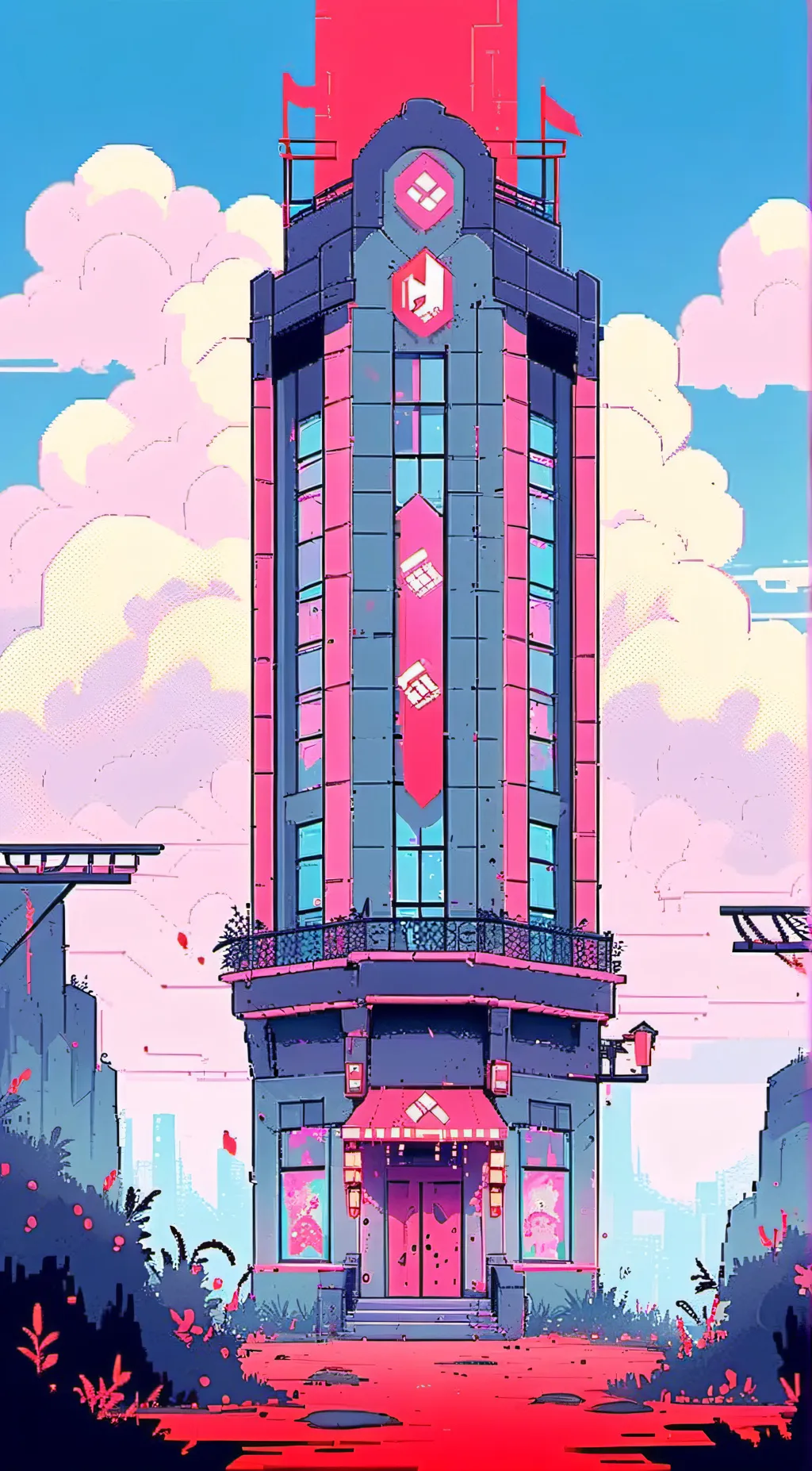 ai character: Hazbin background