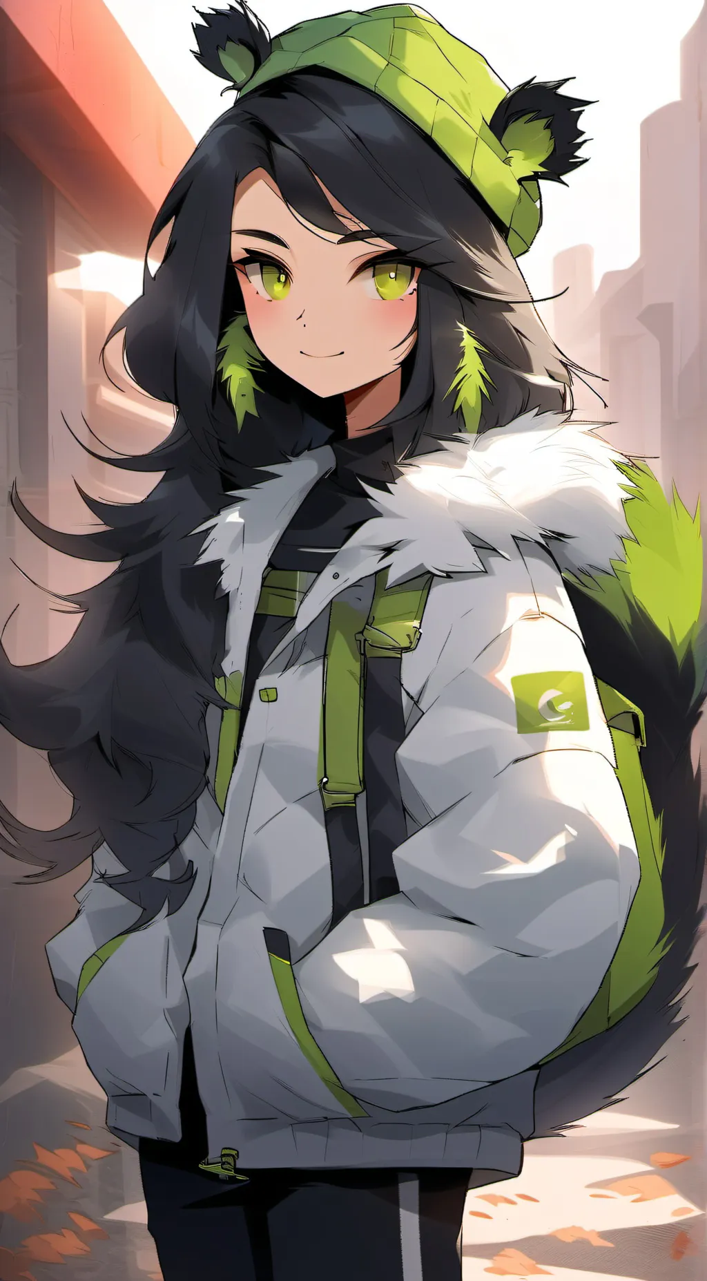 ai character: Srunky  background