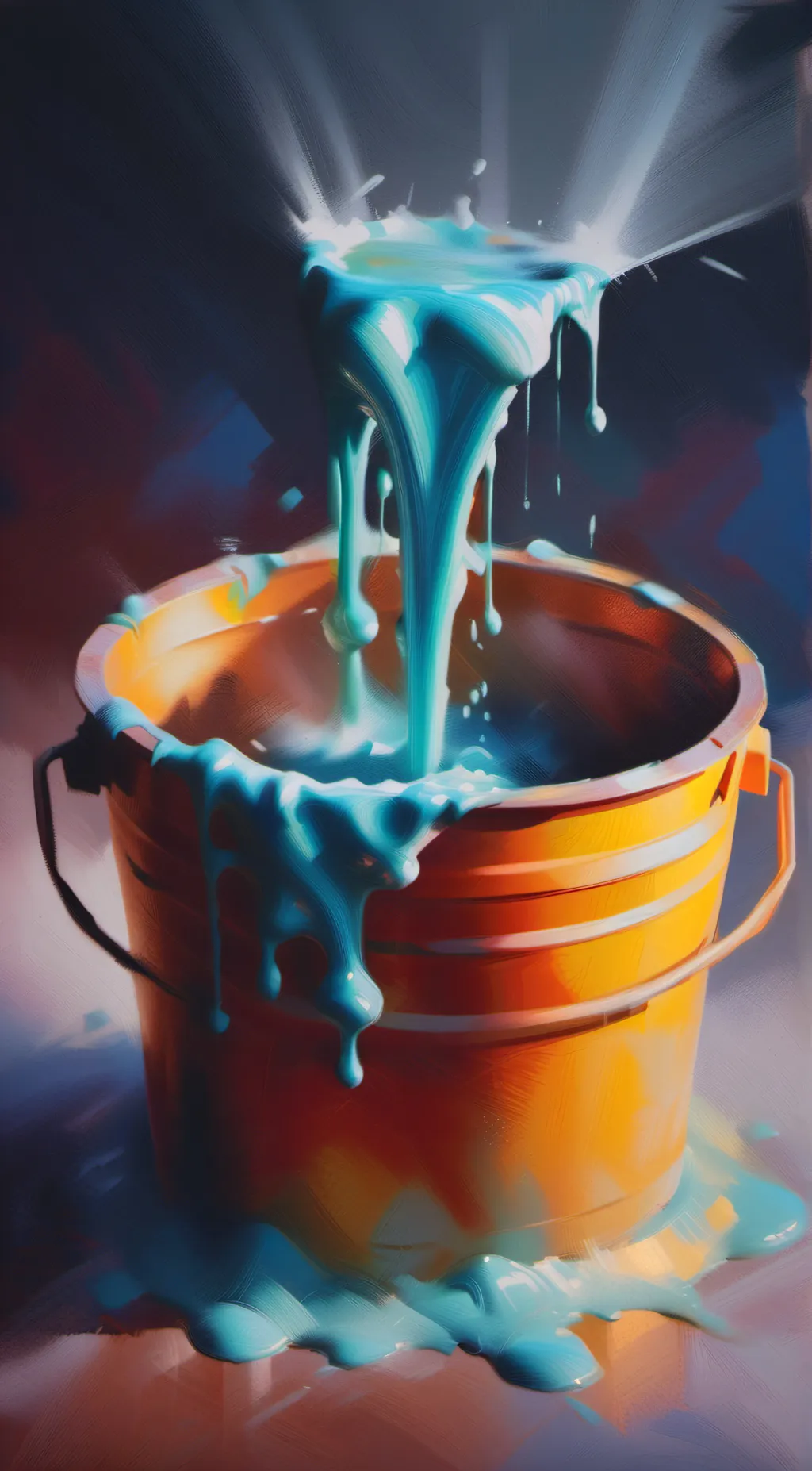 ai character: slime background