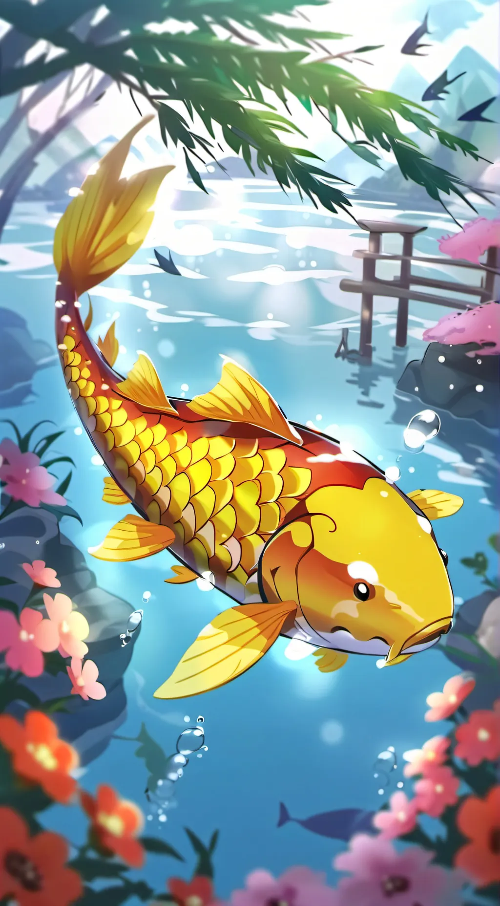 ai character: Magickarp  background