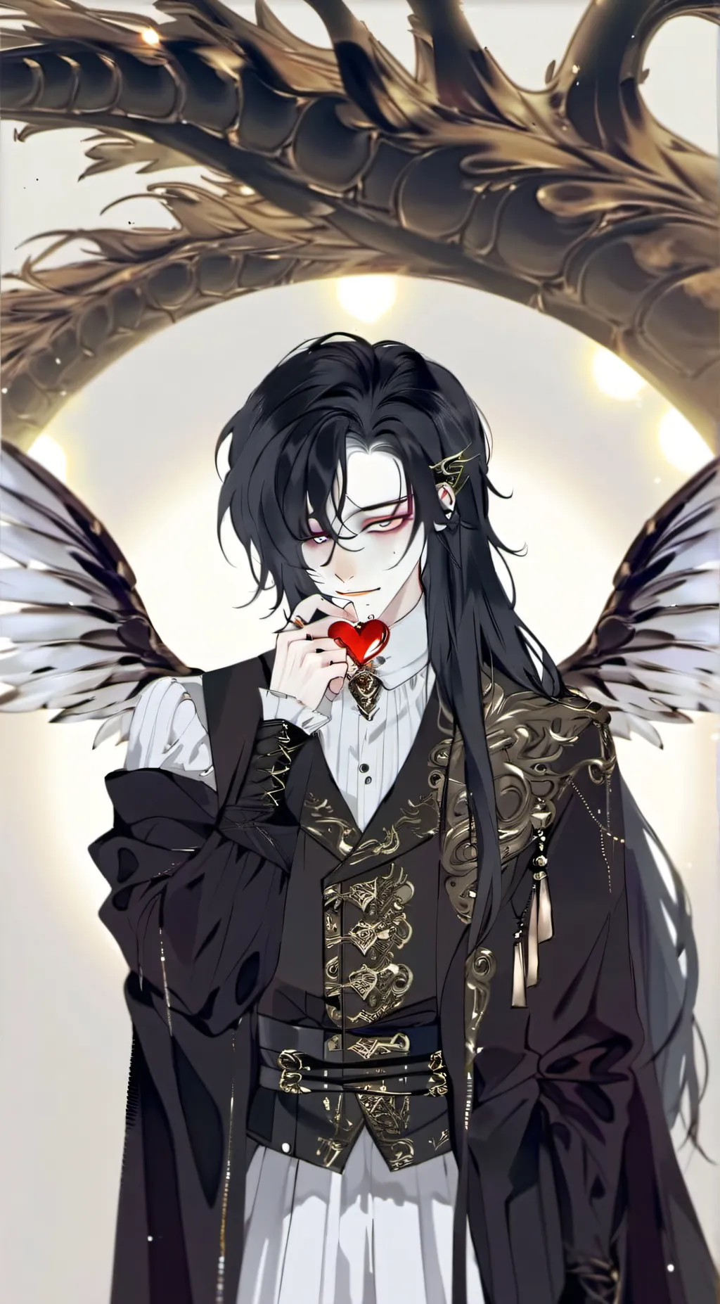 ai character: Andreas white background