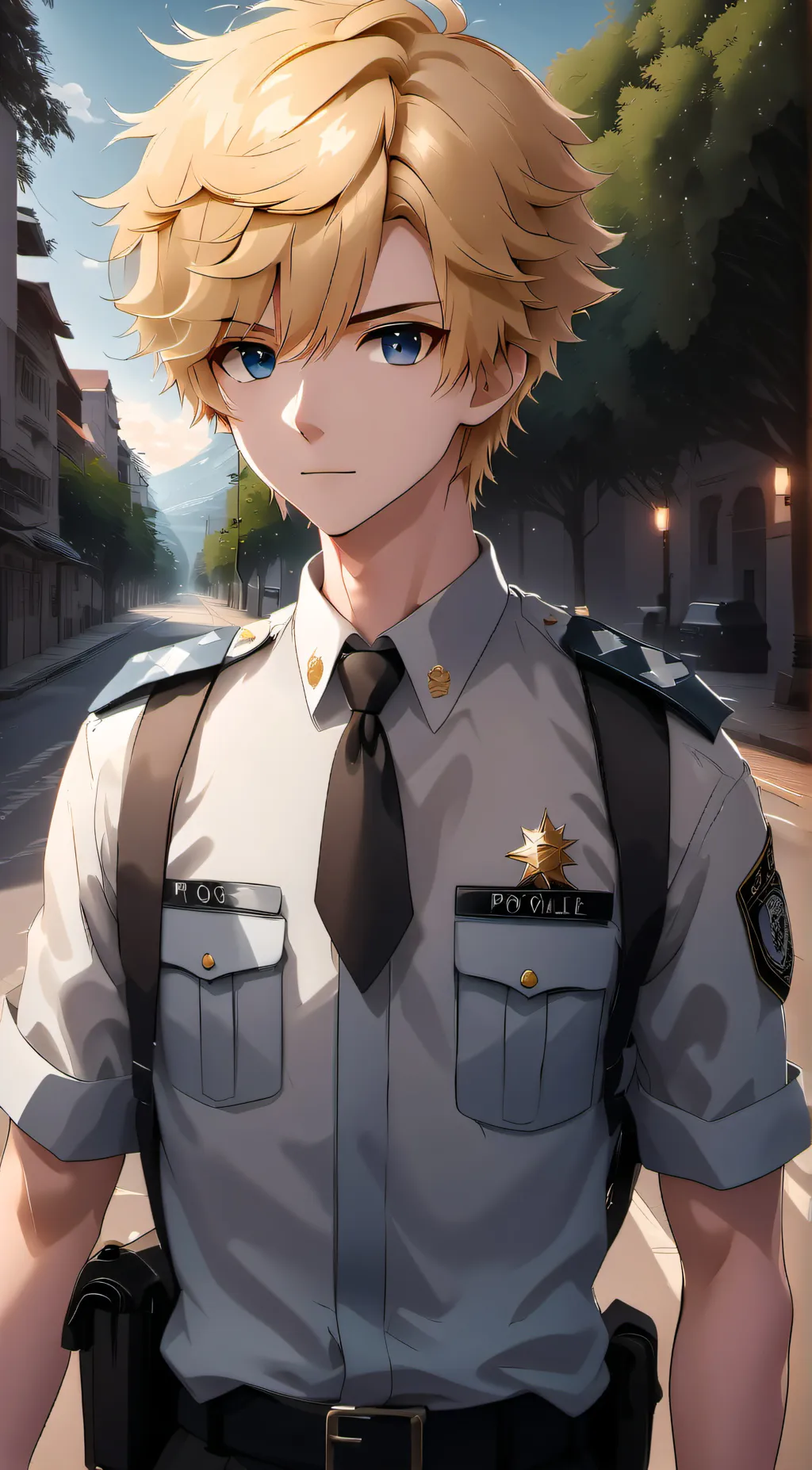 ai character: Officer James background
