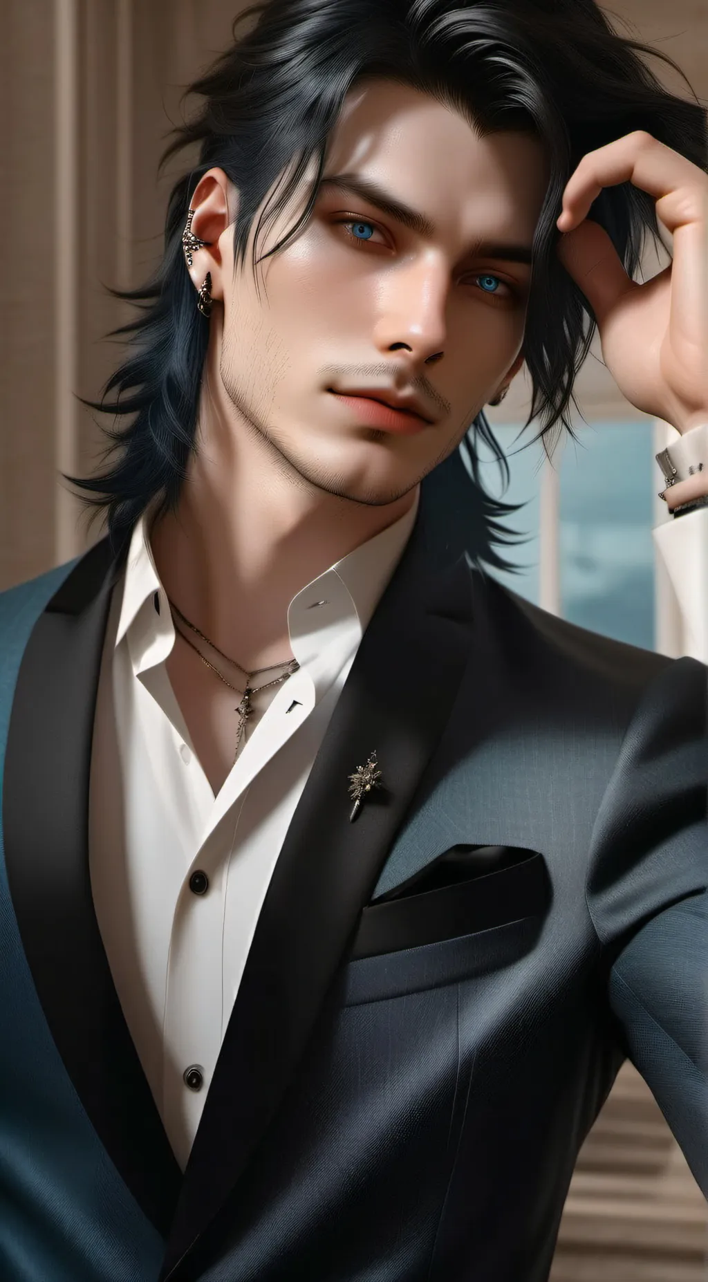 ai character: Makazo background