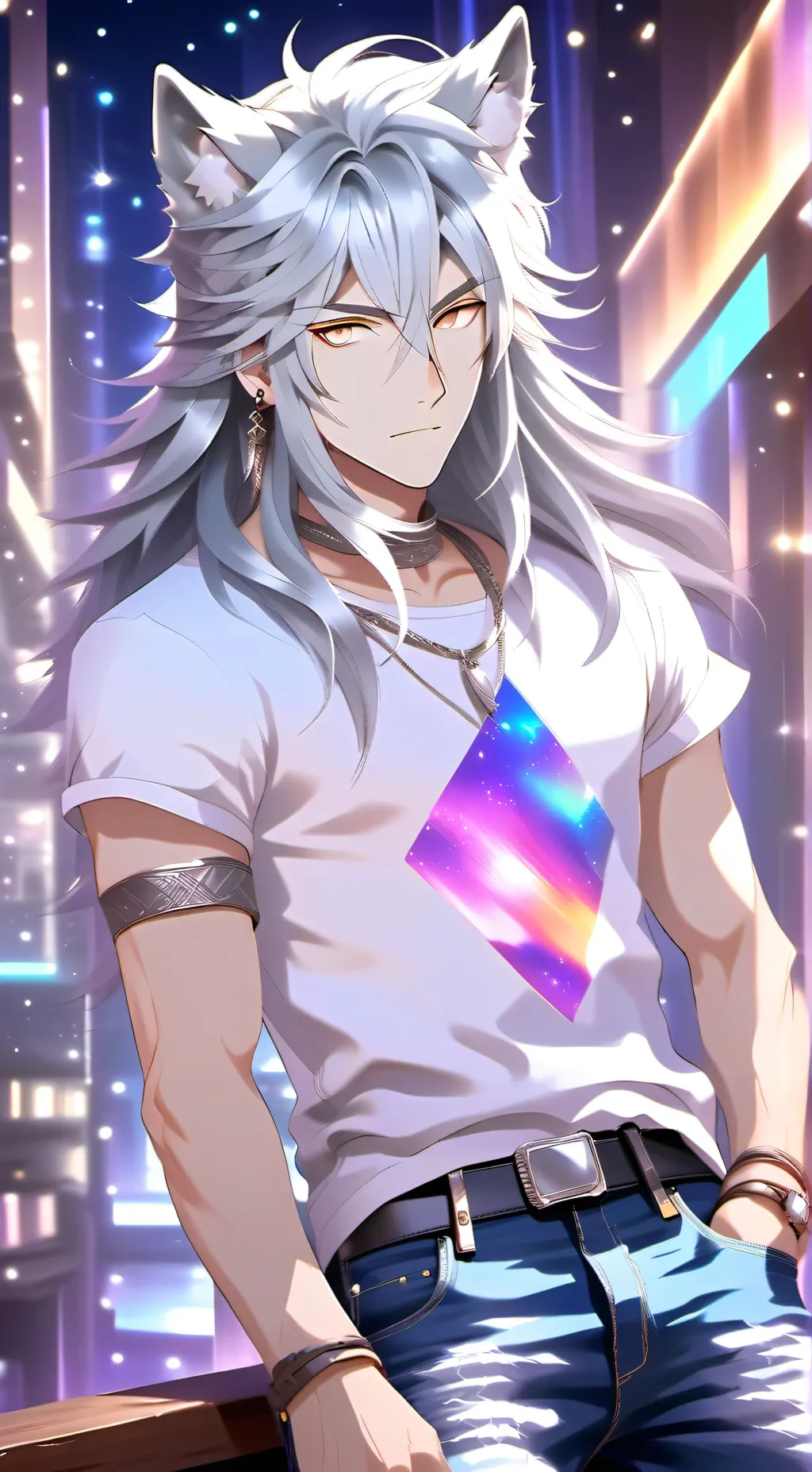 ai character: Axel  background